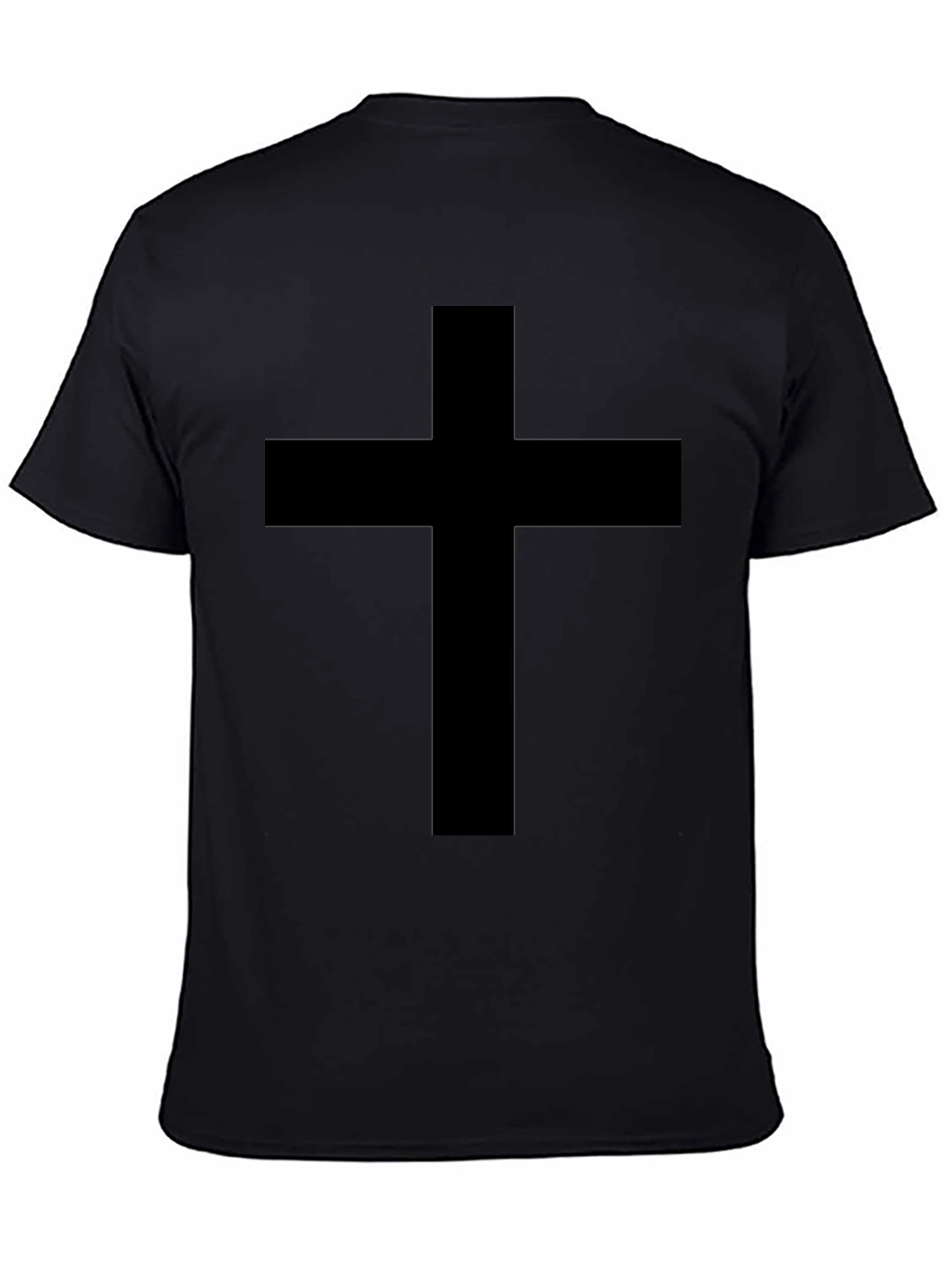 Black Cross Graphic T-Shirt - Christian Apparel