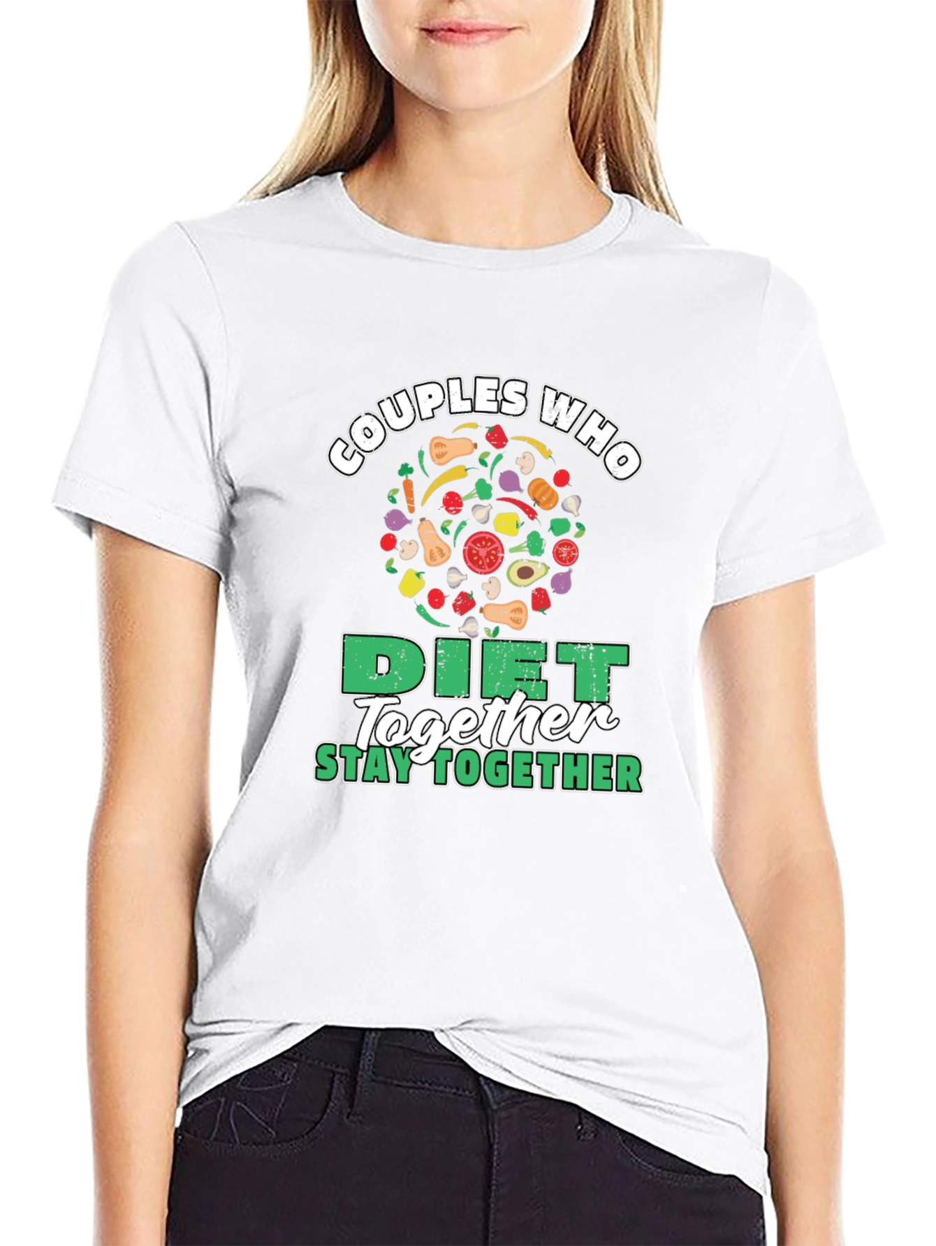 Couples Who Diet Together Stay Together T-Shirt