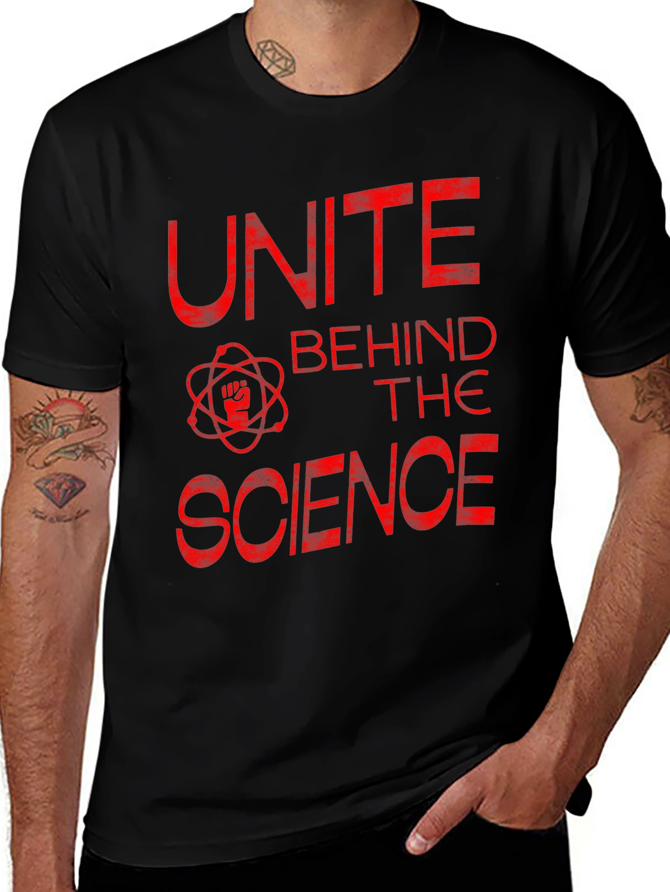 Unite Behind the Science Graphic T-Shirt