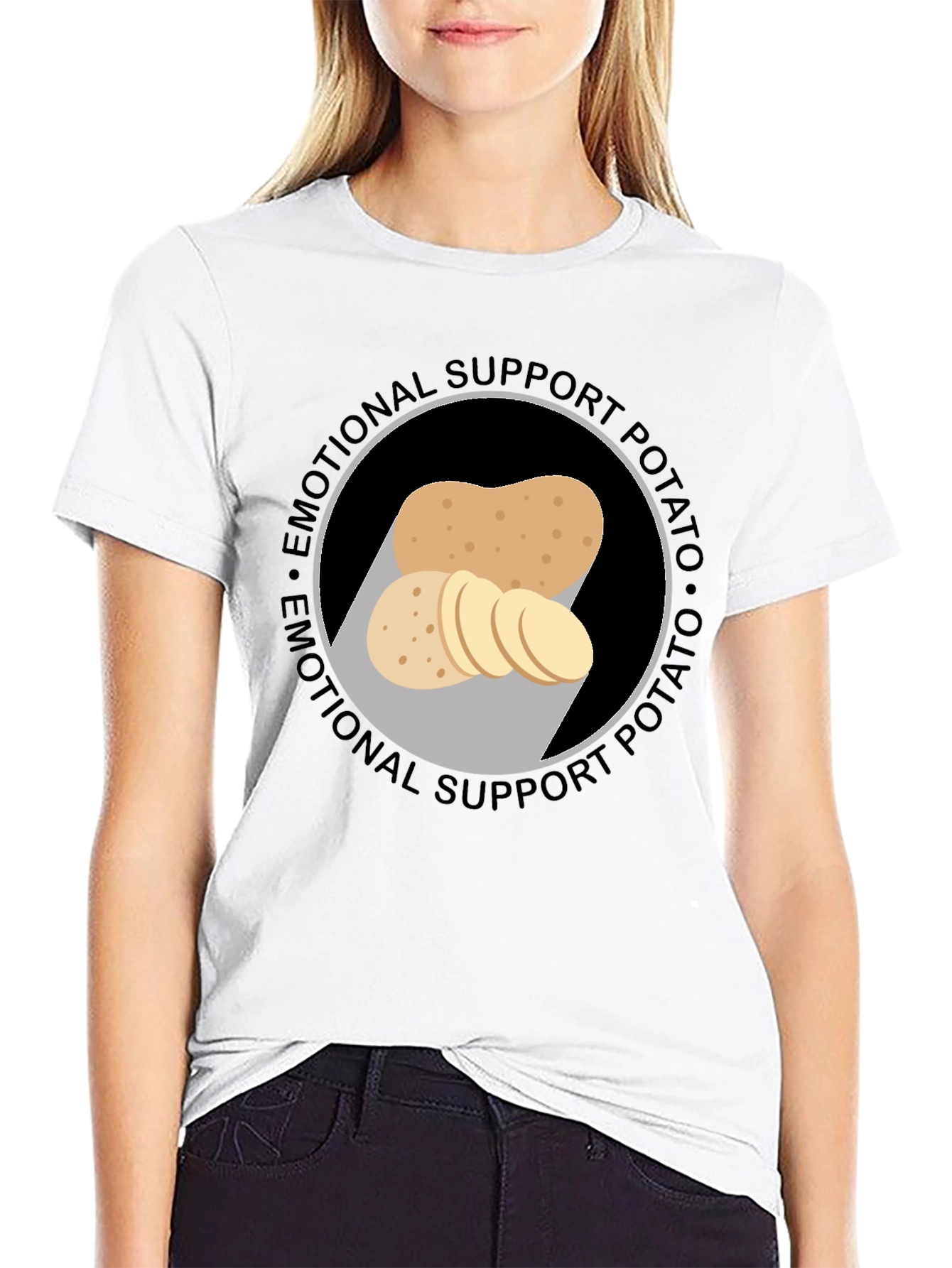 Emotional Support Potato T-Shirt