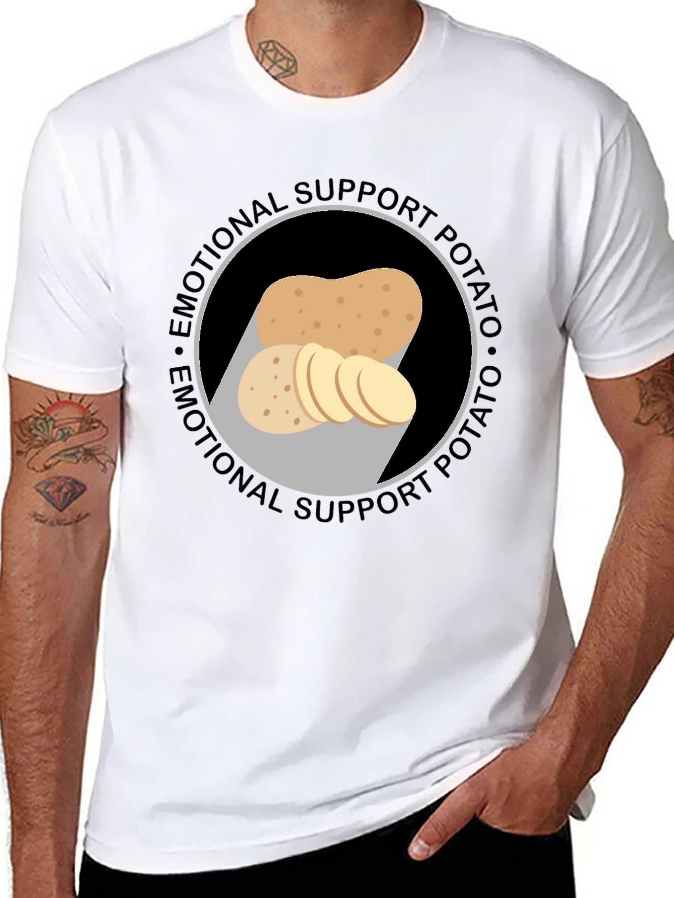Emotional Support Potato T-Shirt