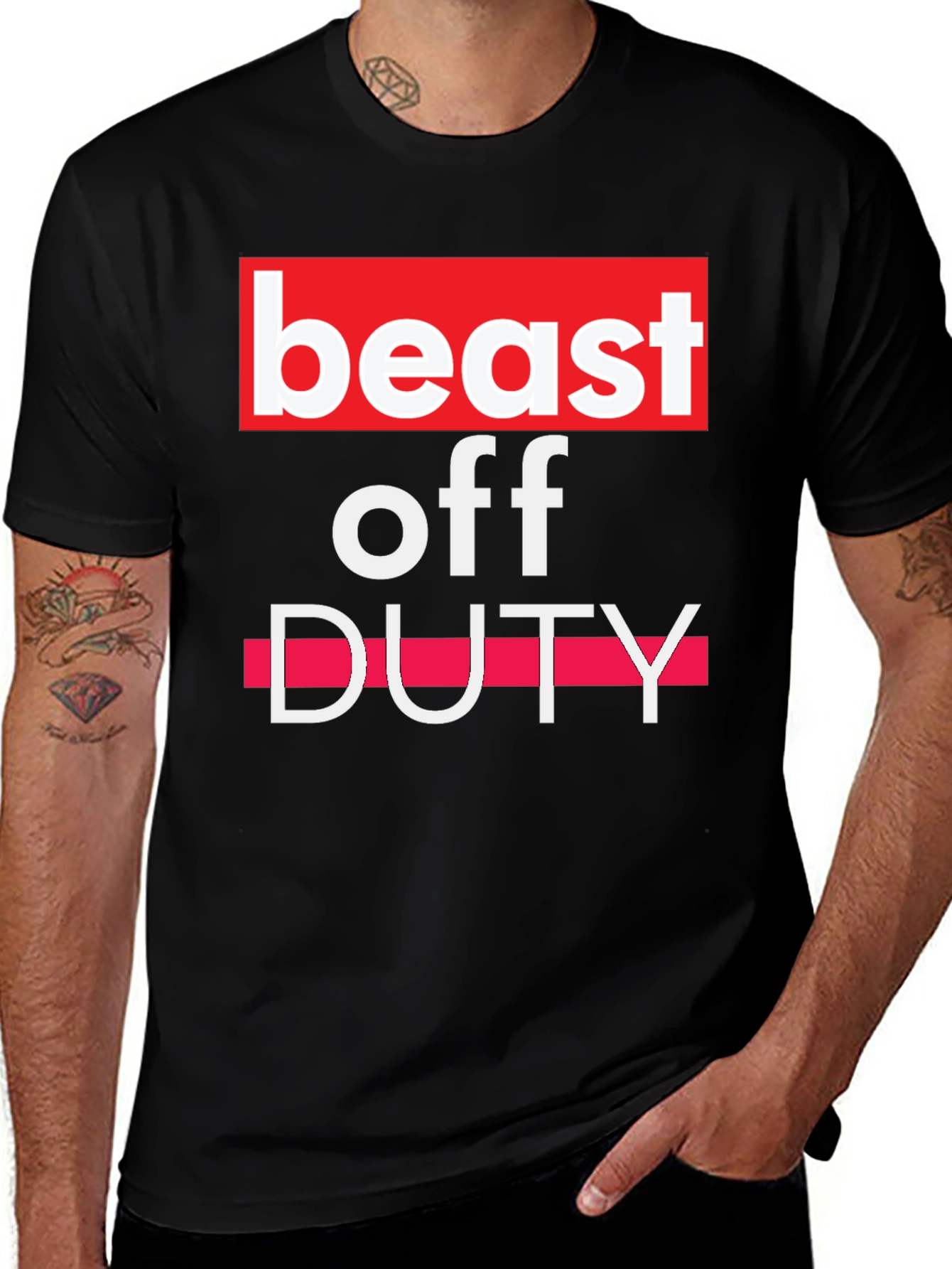 Beast Off Duty Graphic Tee - Black