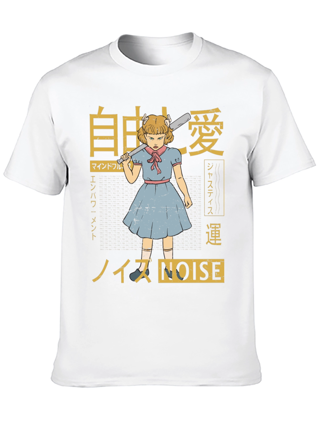 Edgy Anime Graphic Tee - Retro Style