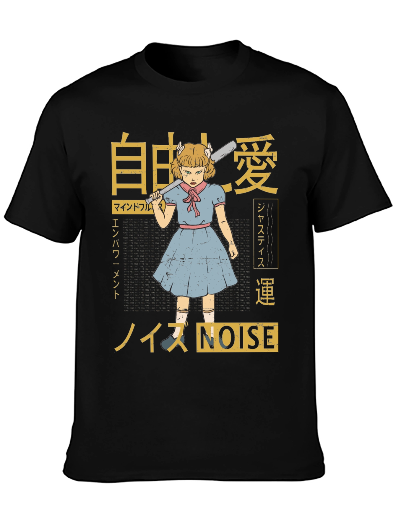 Edgy Anime Graphic Tee - Retro Style