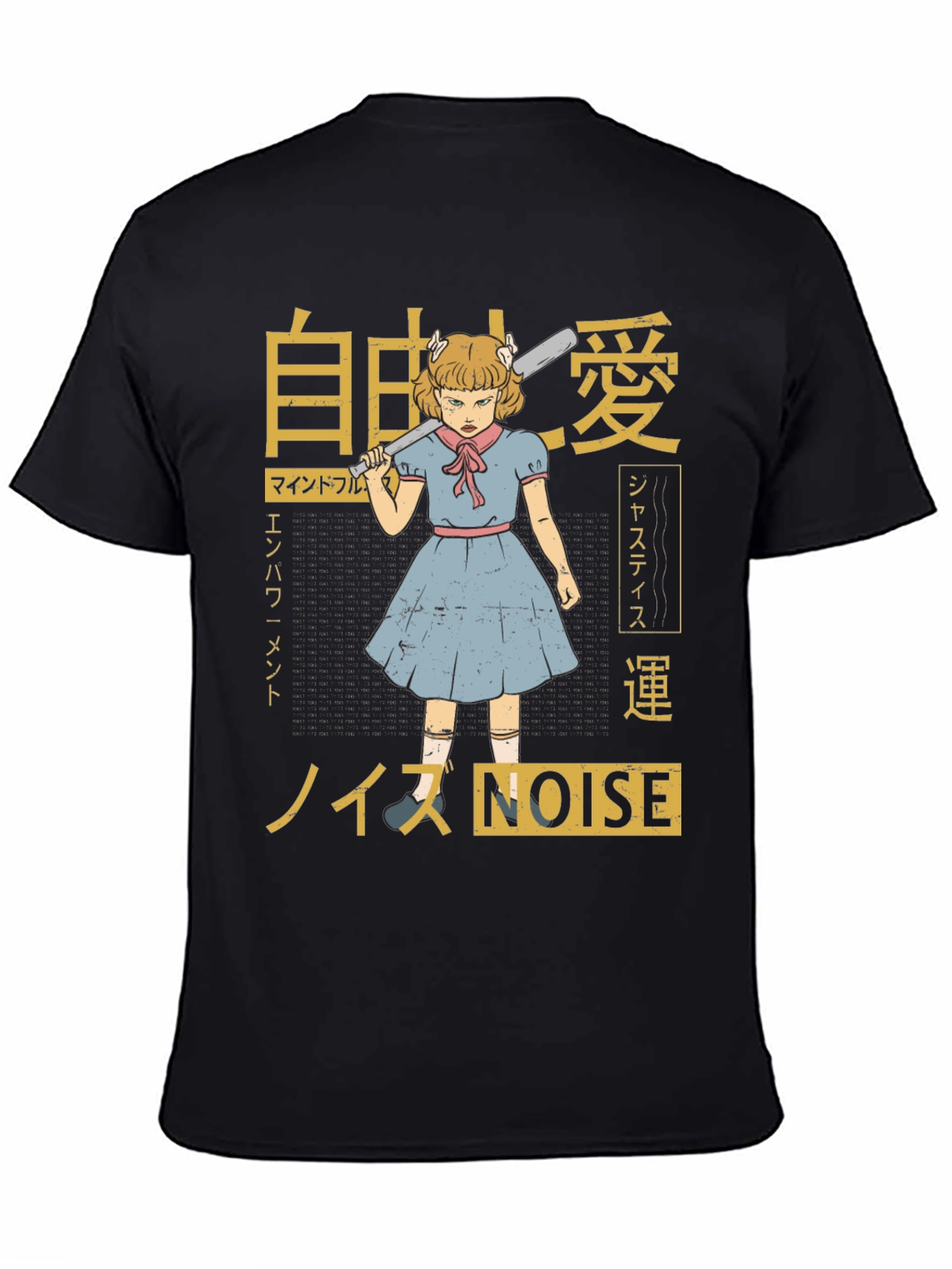 Edgy Anime Graphic Tee - Retro Style