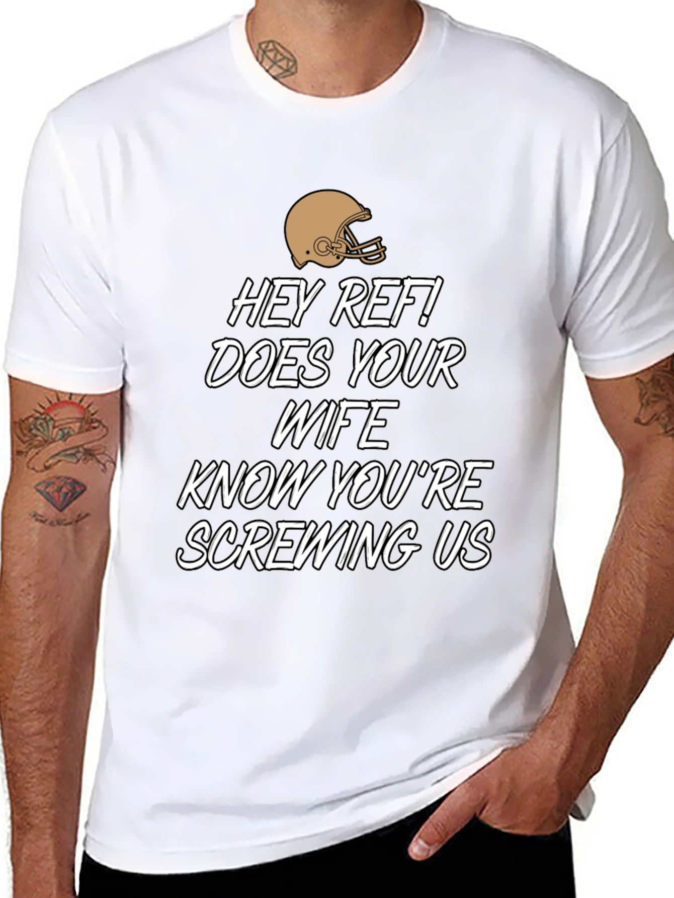 Hey Ref! Funny Sports Fan T-Shirt
