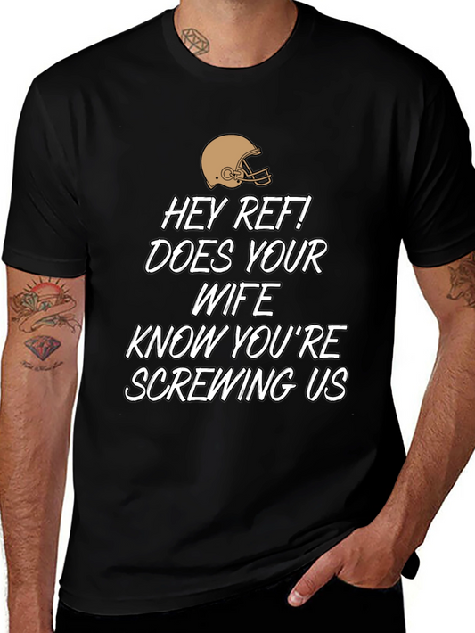 Hey Ref! Funny Sports Fan T-Shirt