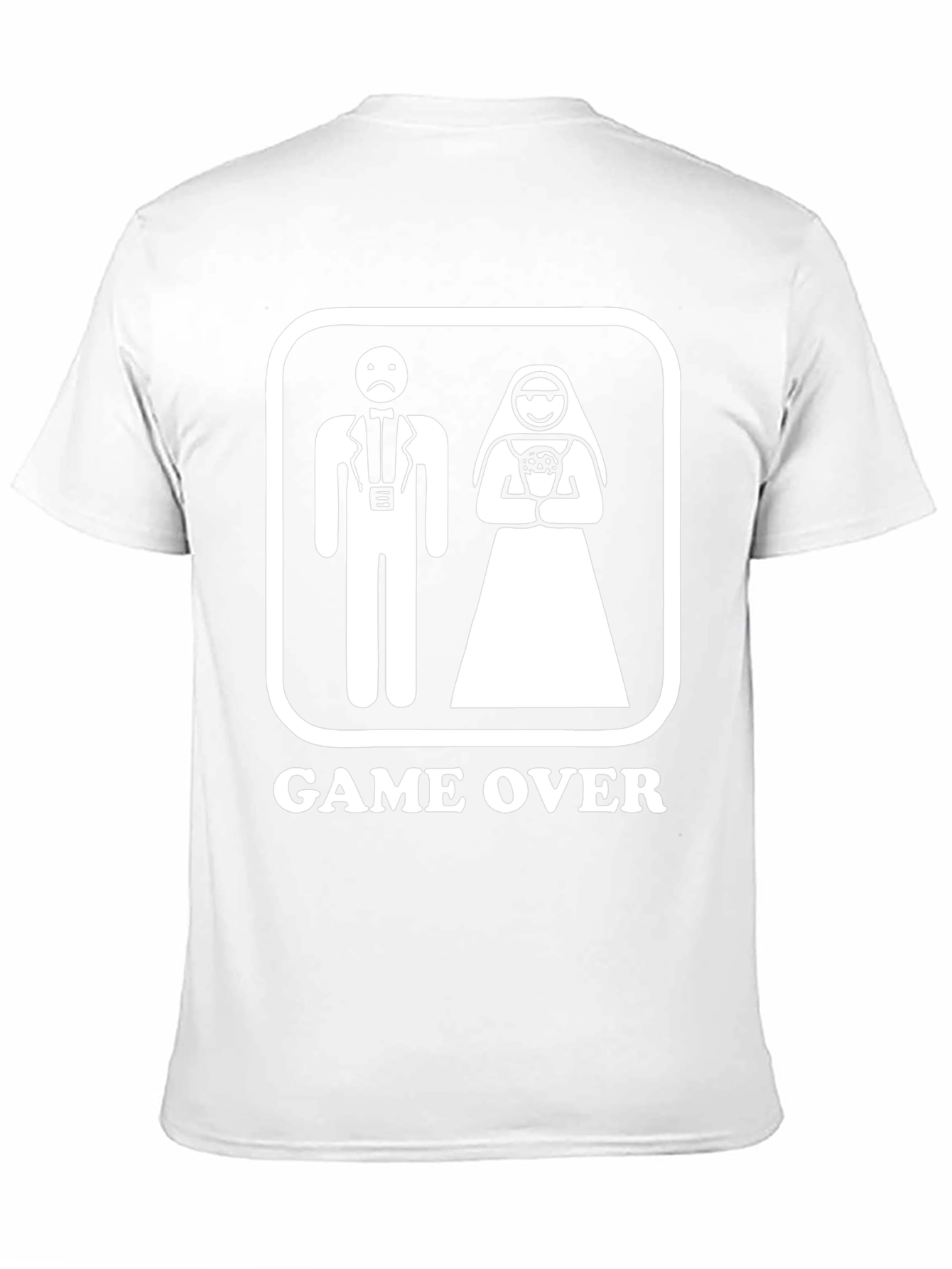 Game Over Groom Bride Graphic T-Shirt