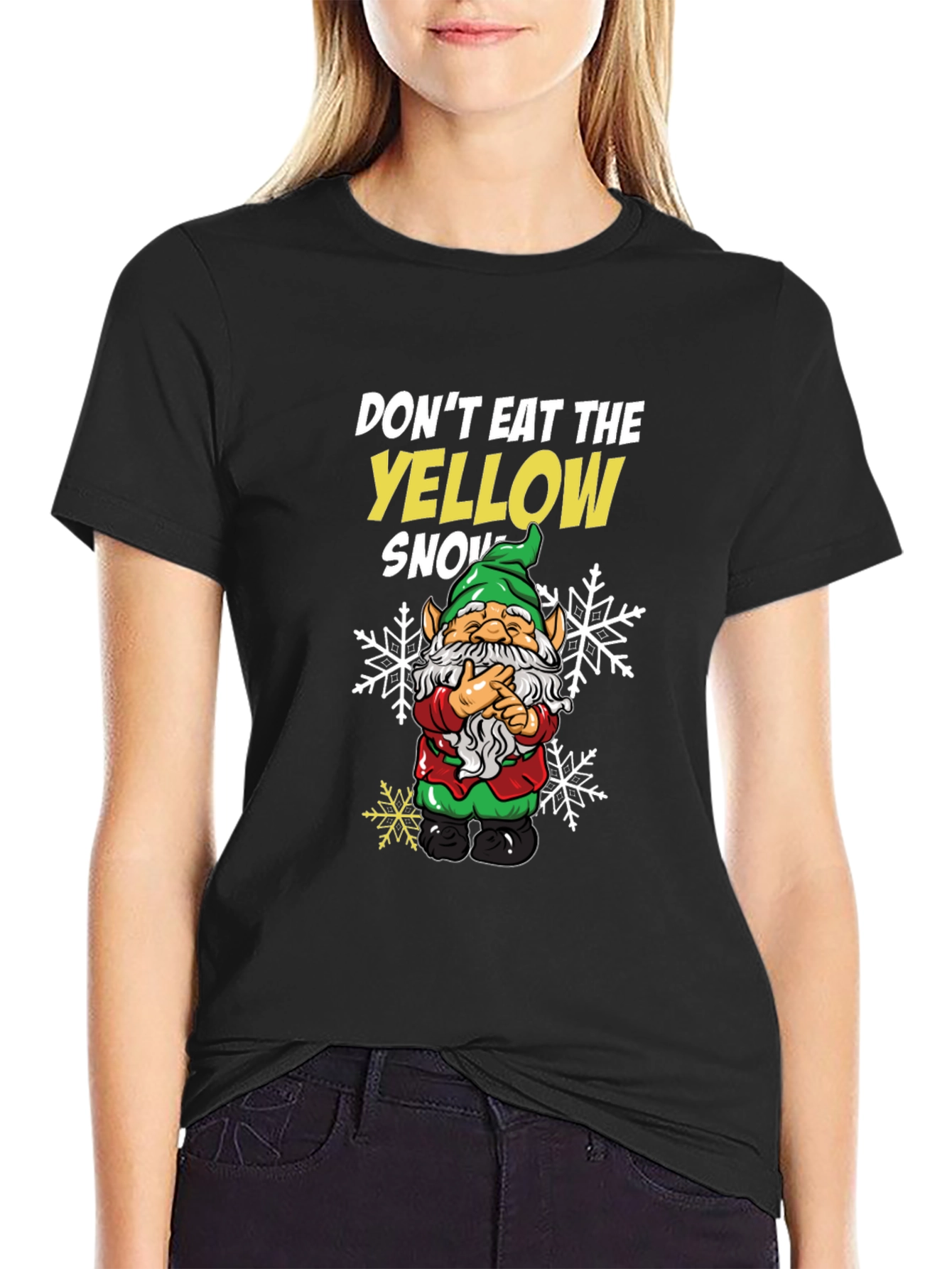 Dont Eat The Yellow Snow Gnome T-Shirt
