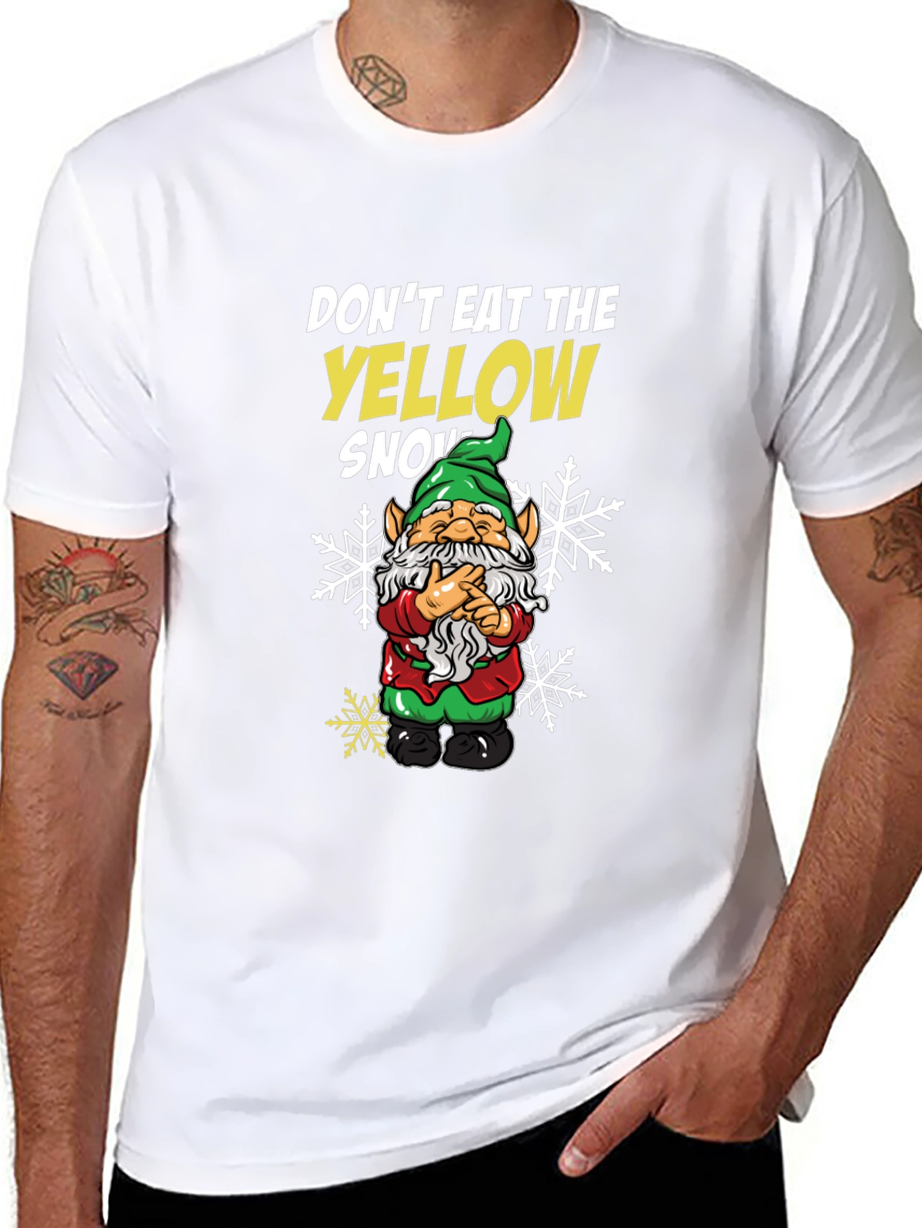 Dont Eat The Yellow Snow Gnome T-Shirt