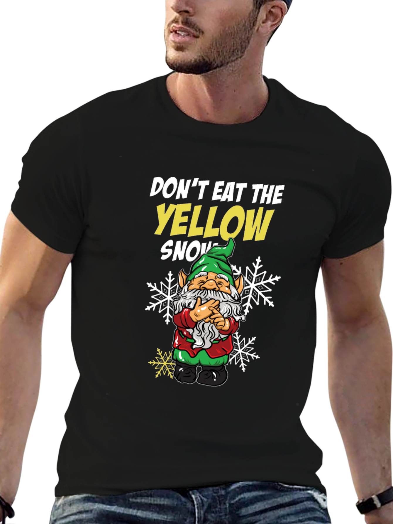 Dont Eat The Yellow Snow Gnome T-Shirt