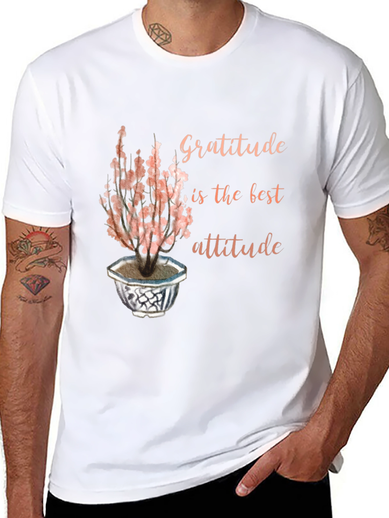 Gratitude is the Best Attitude Black T-Shirt