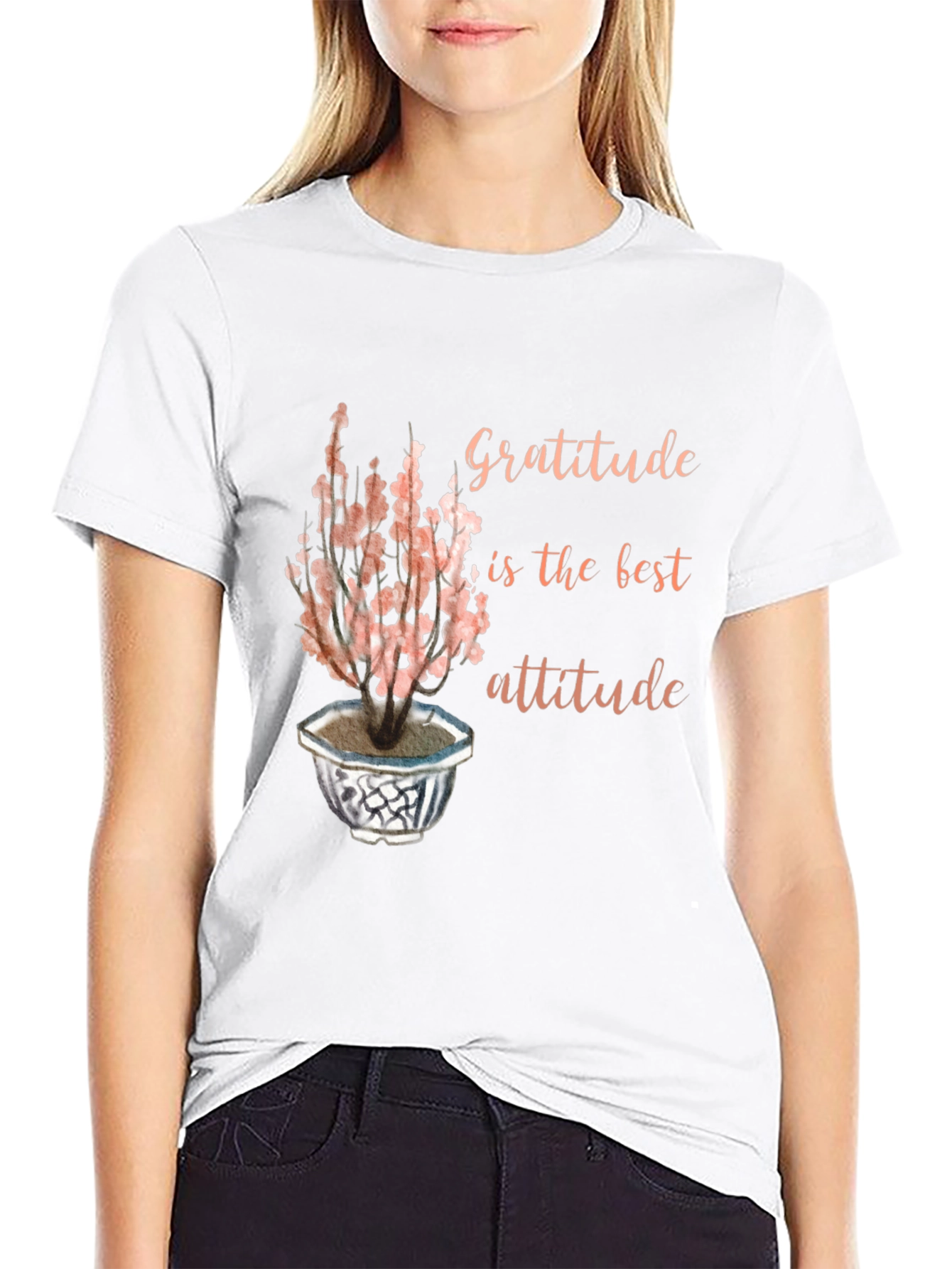 Gratitude is the Best Attitude Black T-Shirt