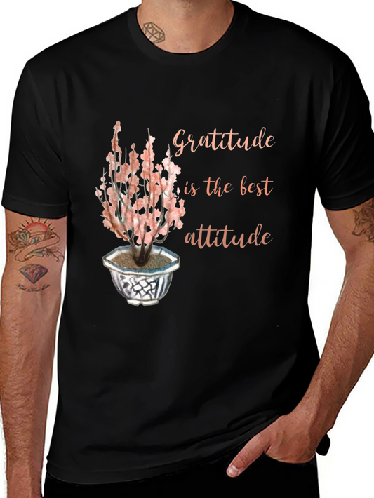 Gratitude is the Best Attitude Black T-Shirt