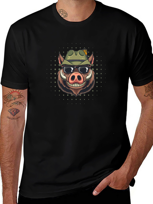 Cool Boar Graphic T-Shirt