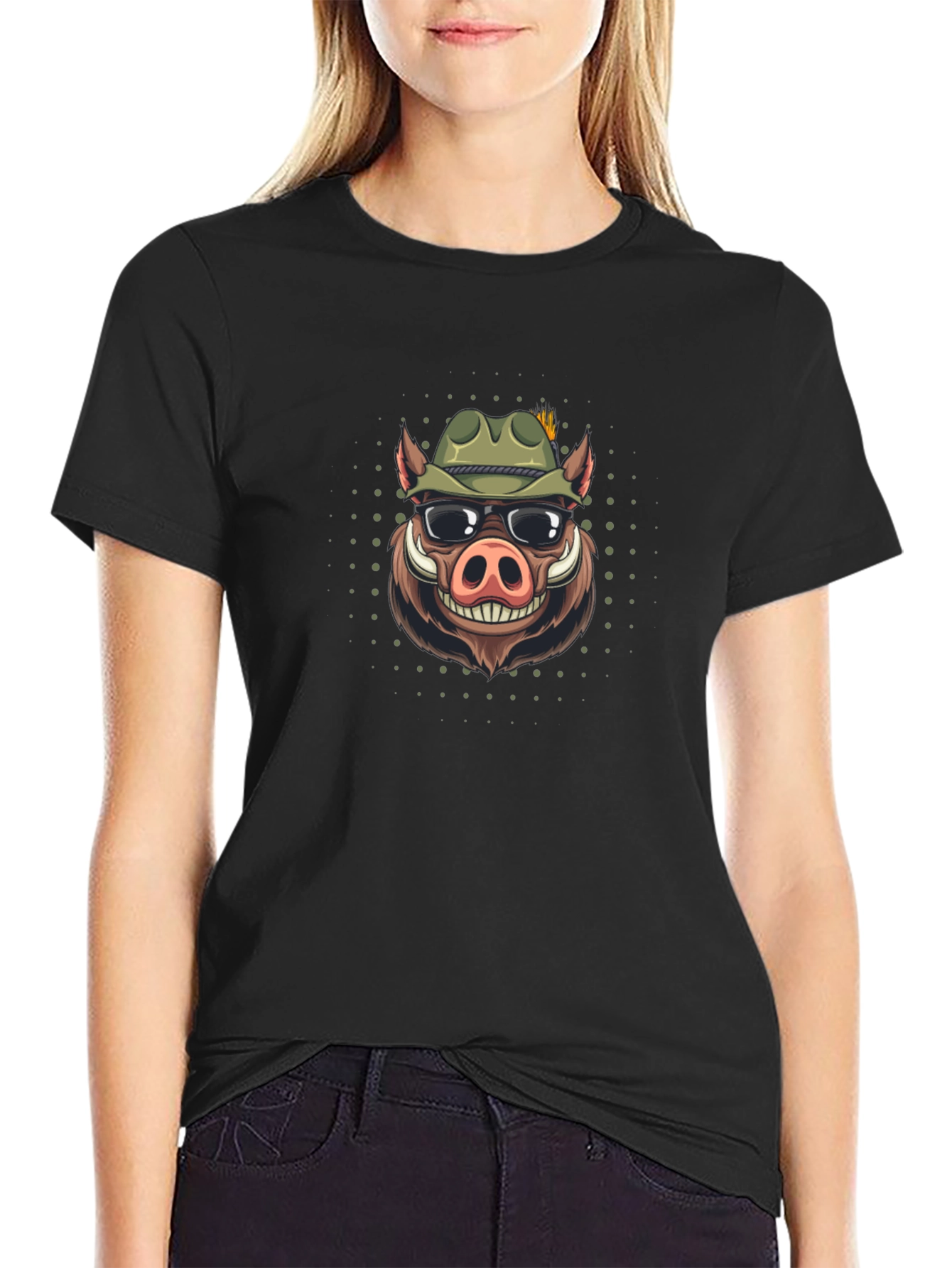 Cool Boar Graphic T-Shirt