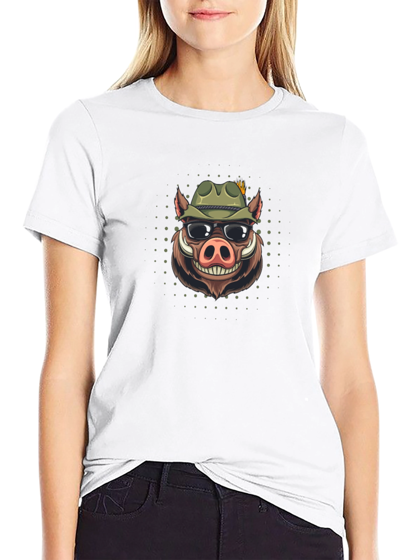 Cool Boar Graphic T-Shirt