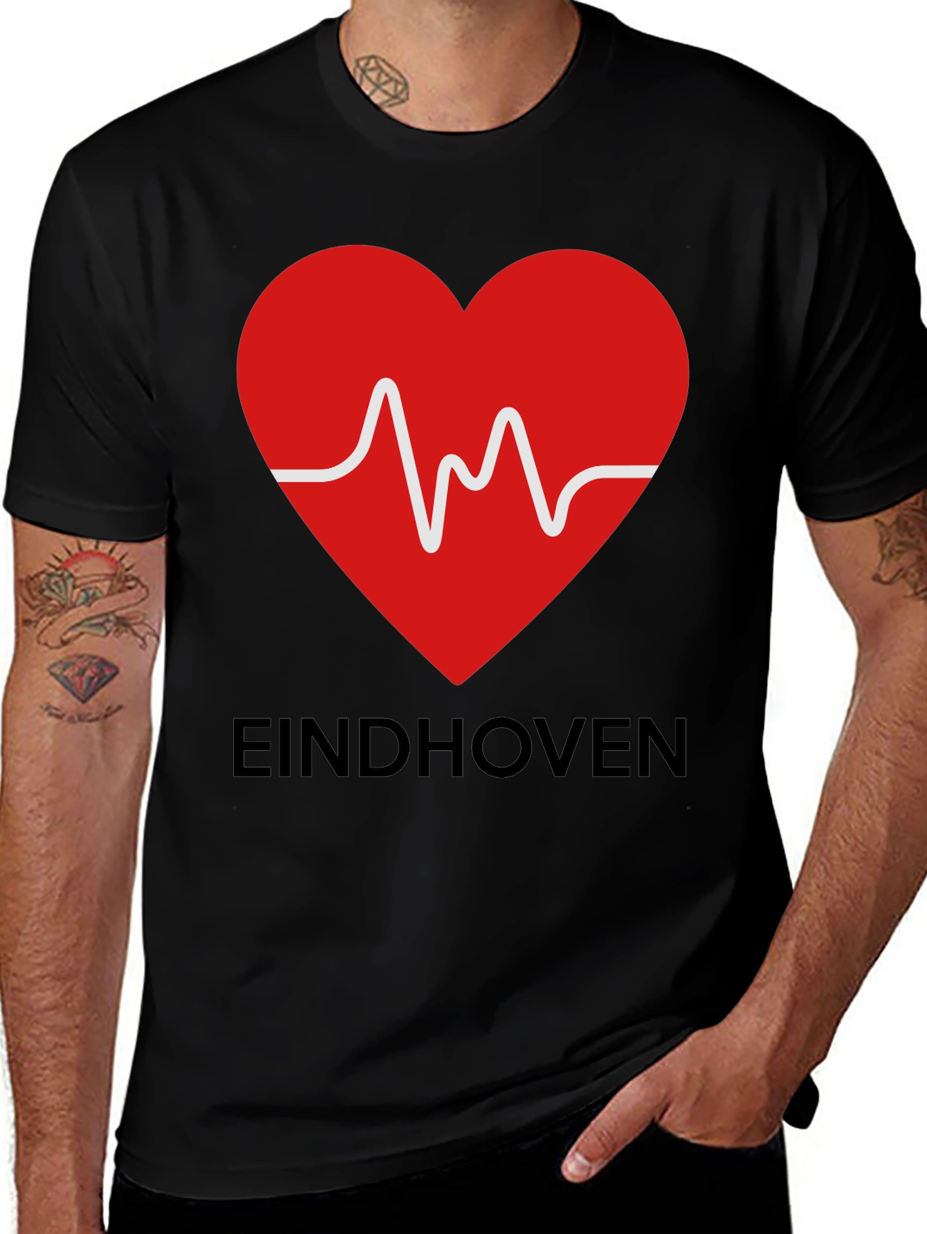 Eindhoven Heartbeat T-Shirt - City Love Tee