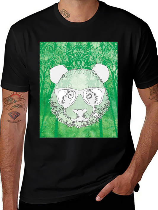 Cool Panda Tee - Black Graphic T-Shirt