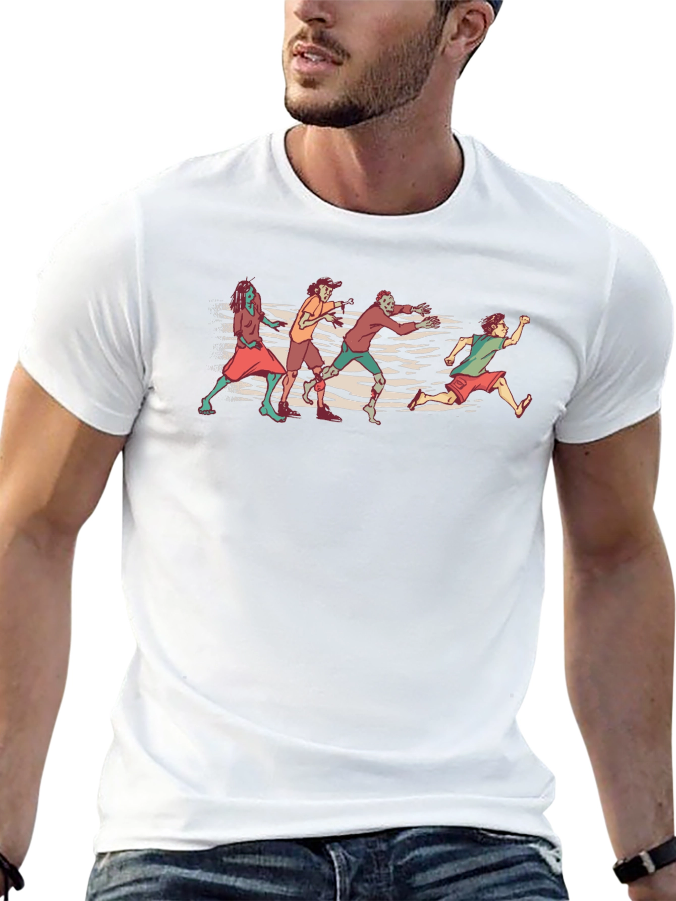 Zombie Chase Graphic Tee