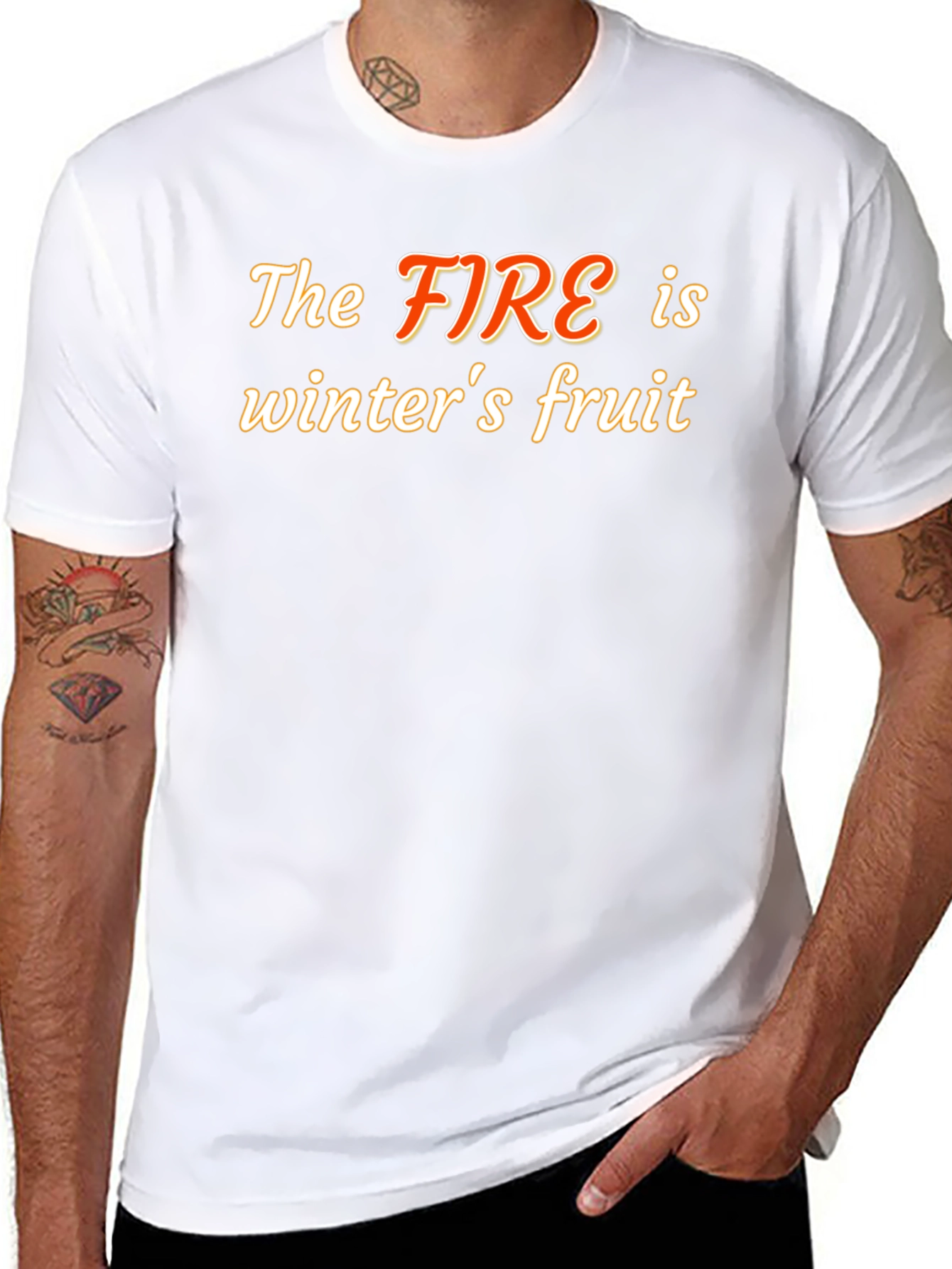 The Fire is Winters Fruit Graphic Tee