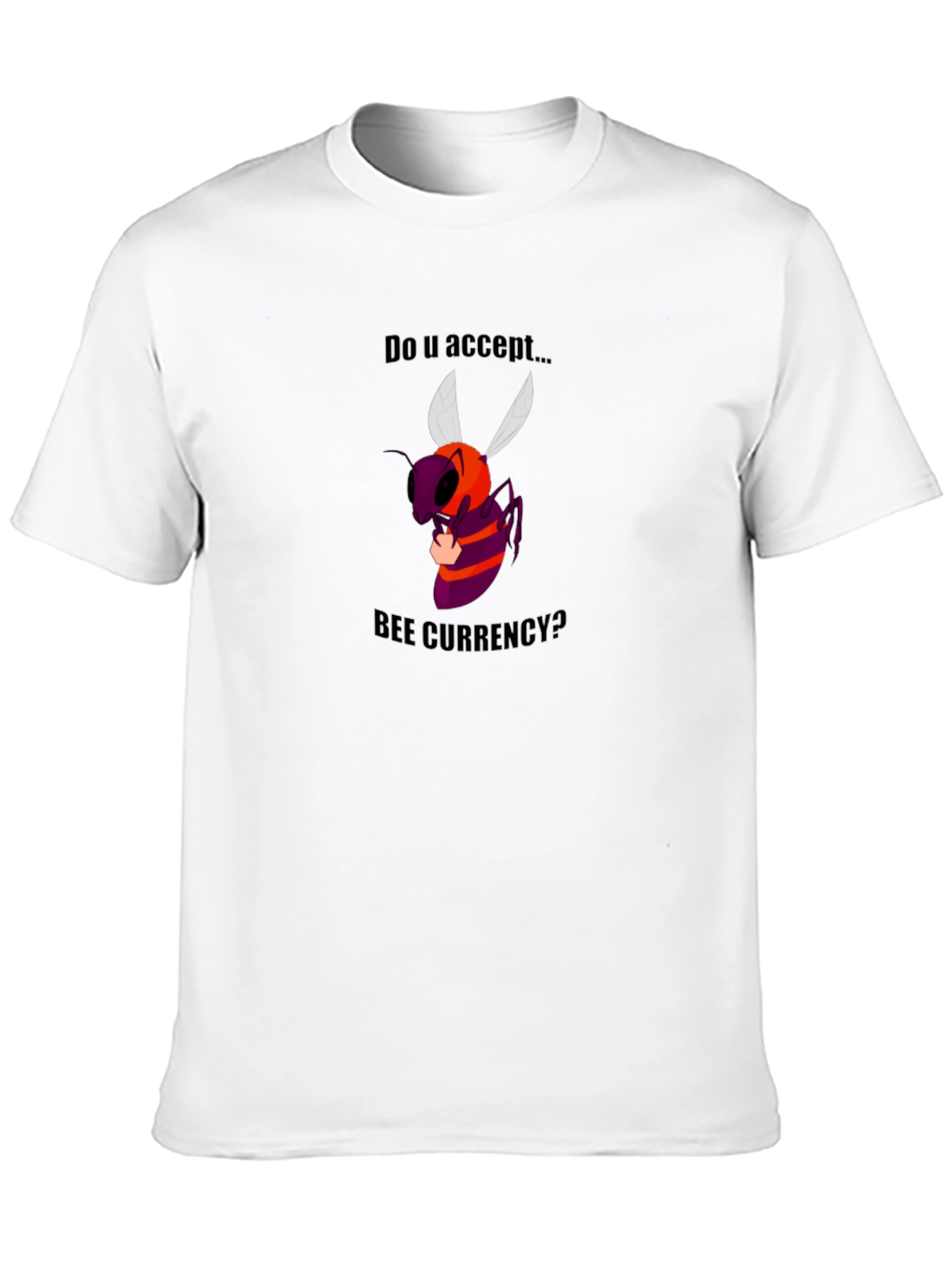 Bee Currency Graphic Tee - Accept Crypto?