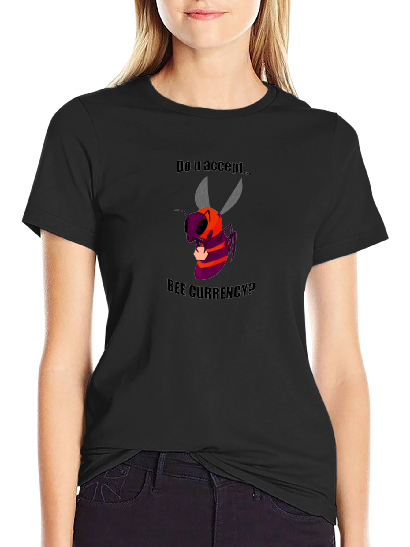 Bee Currency Graphic Tee - Accept Crypto?