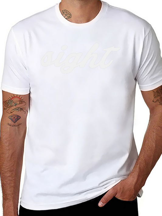 Sight Tee - Casual Black Cotton T-Shirt