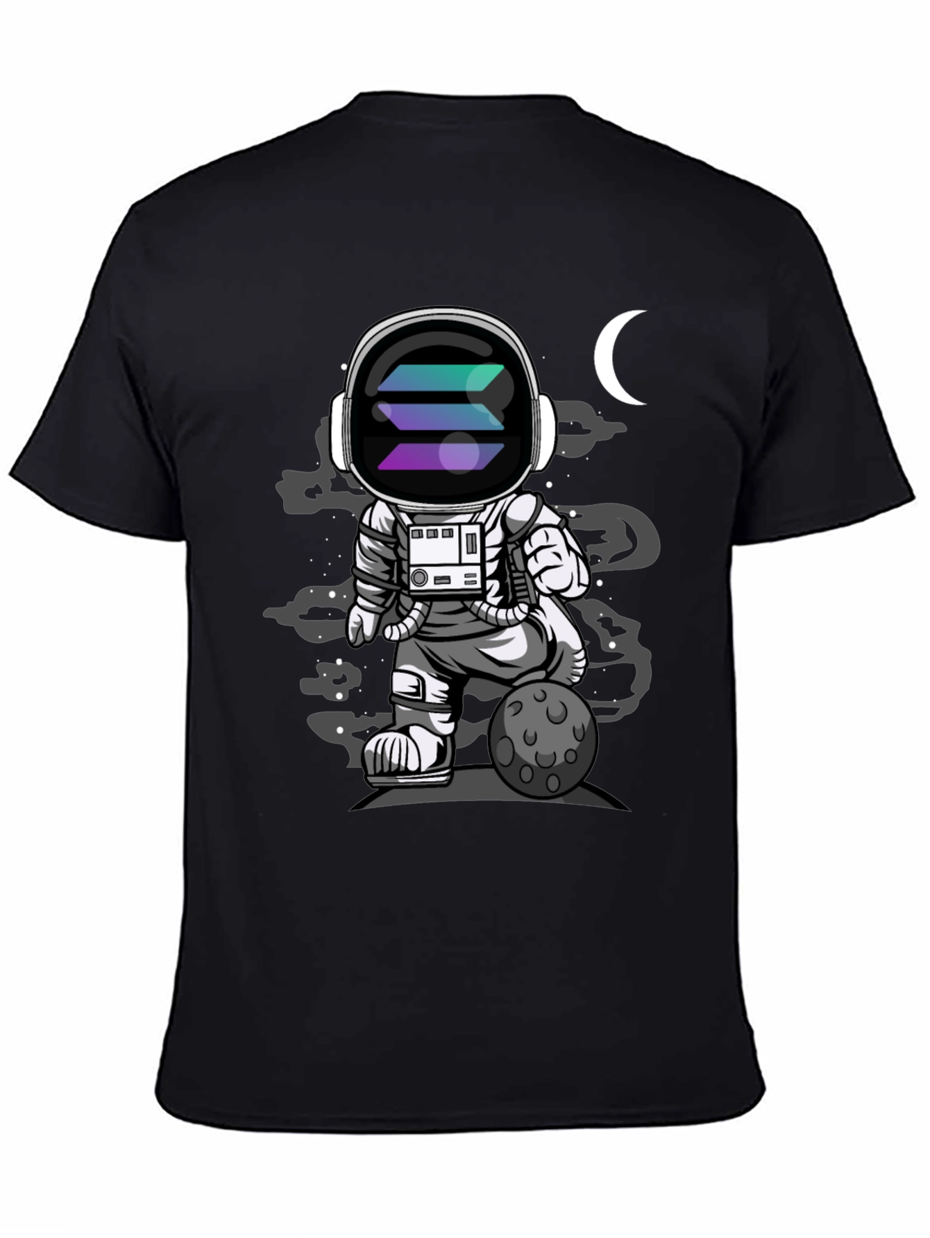 Astronaut Solana T-Shirt - Space Crypto Tee