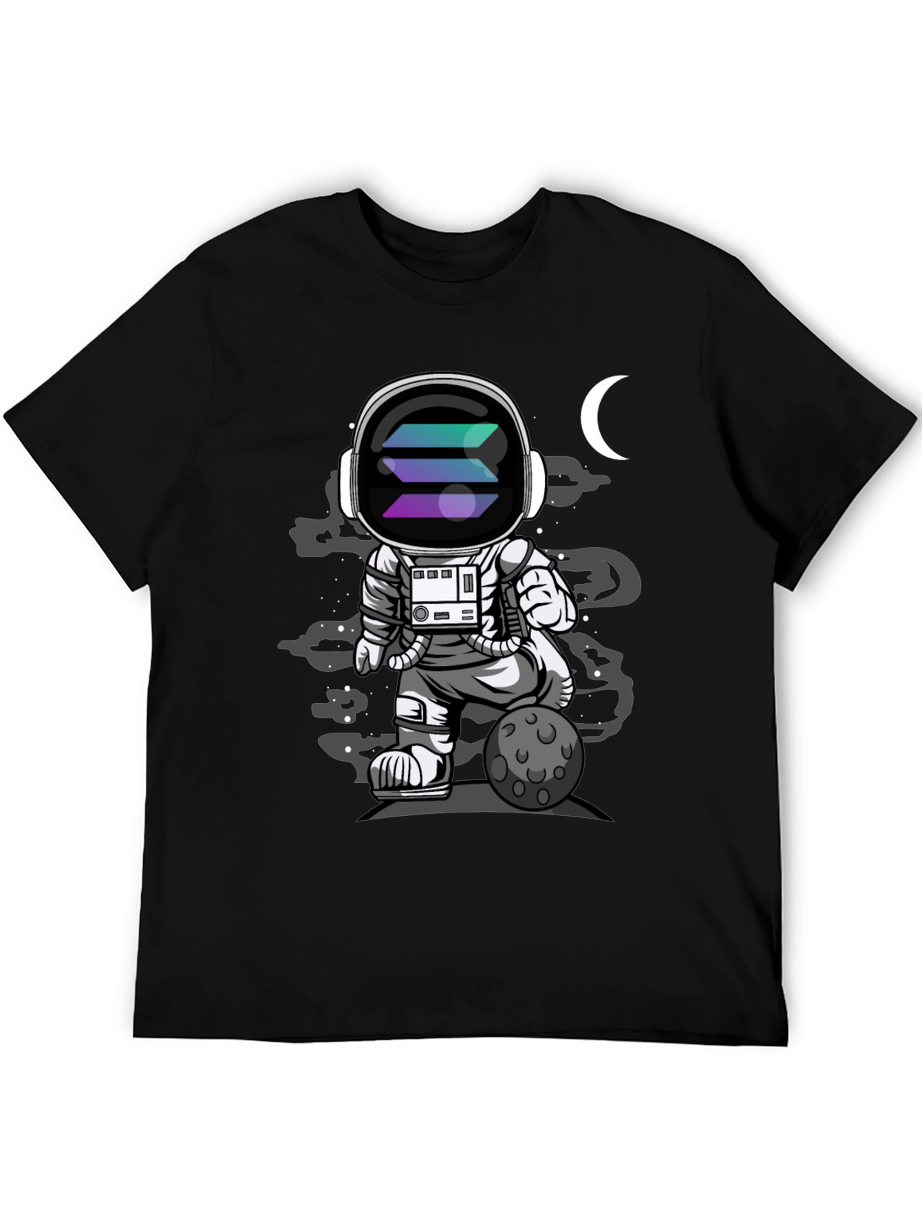 Astronaut Solana T-Shirt - Space Crypto Tee