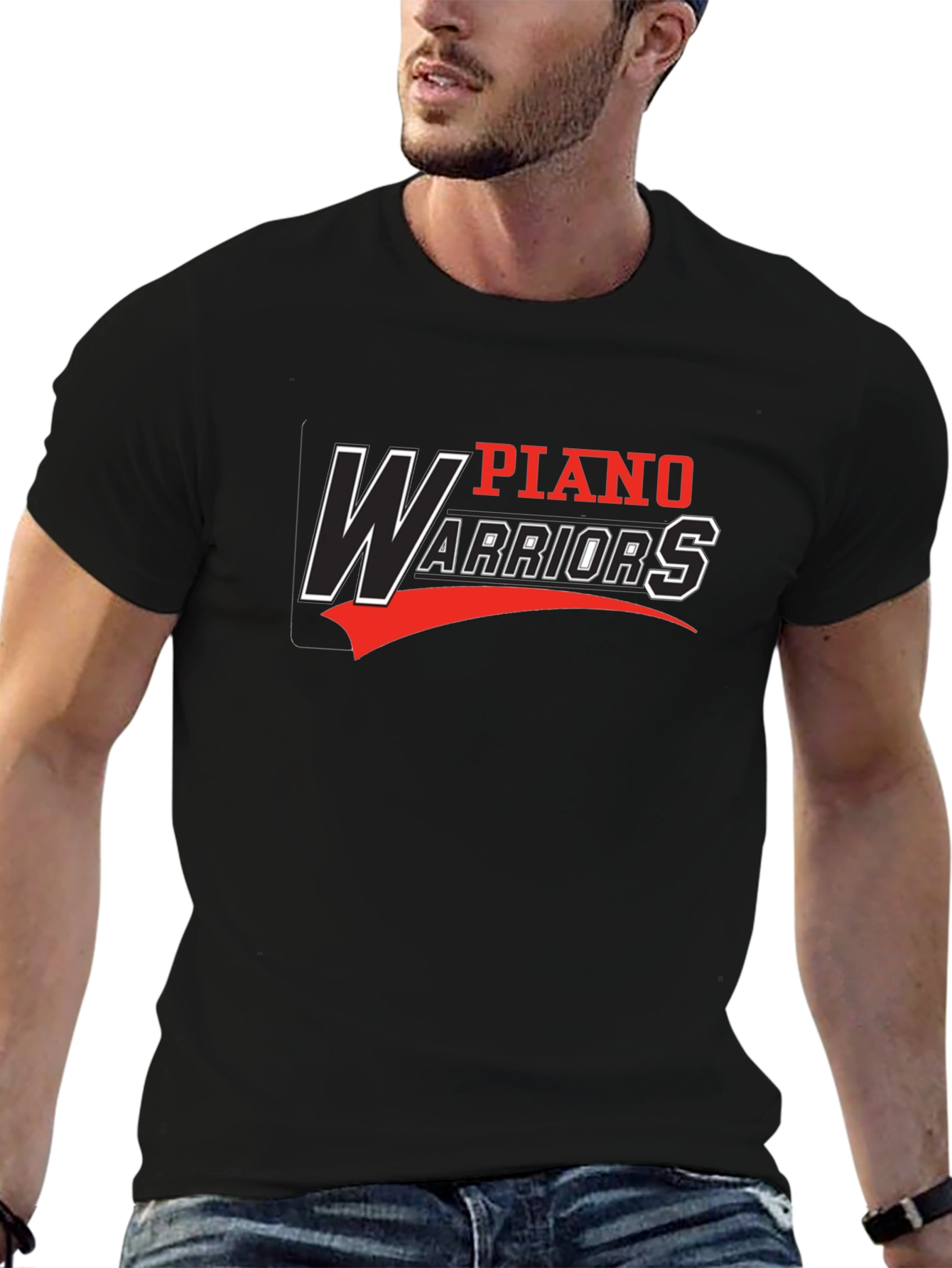 Piano Warriors Black T-Shirt
