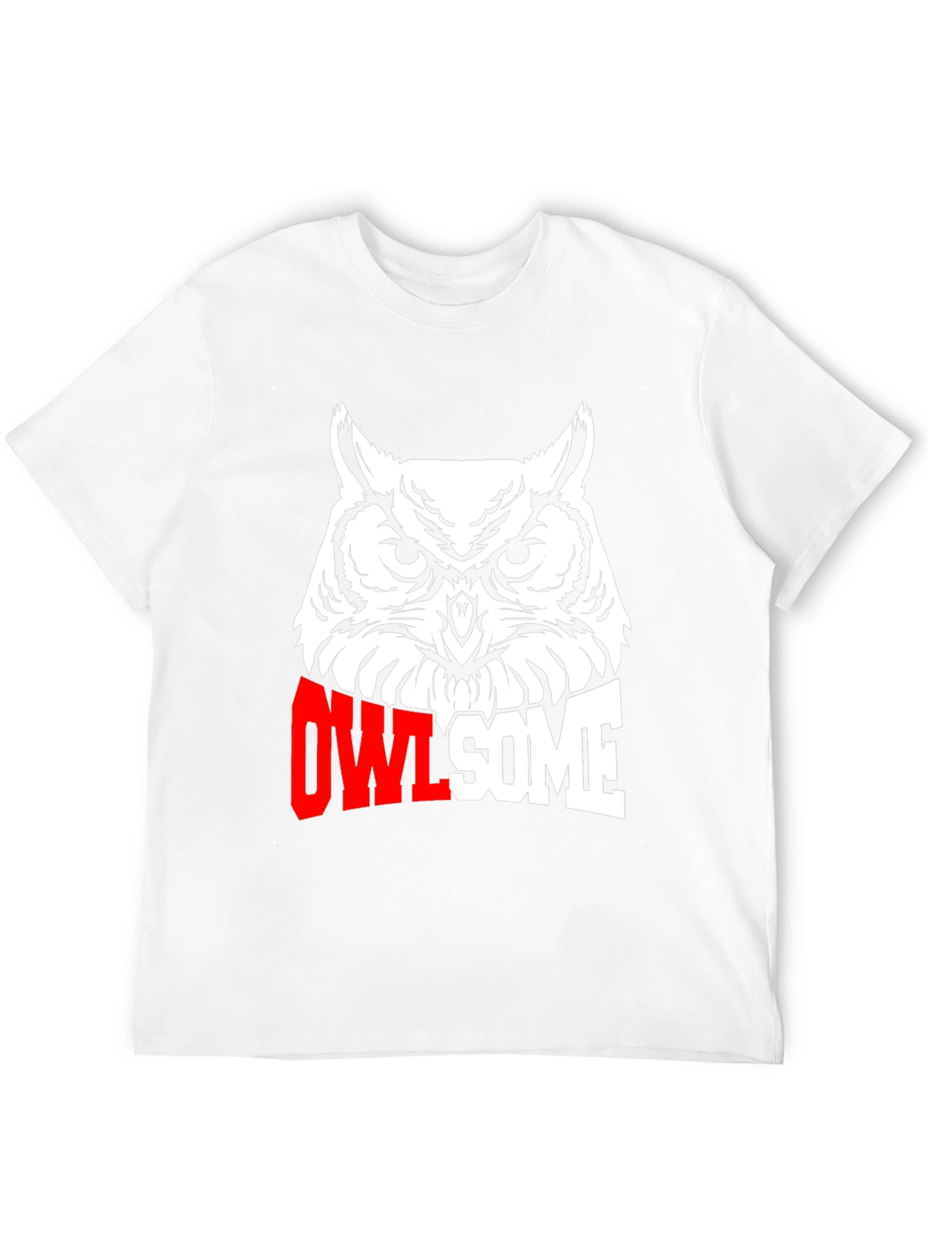 Owl-some Graphic Tee - Black Cotton T-Shirt