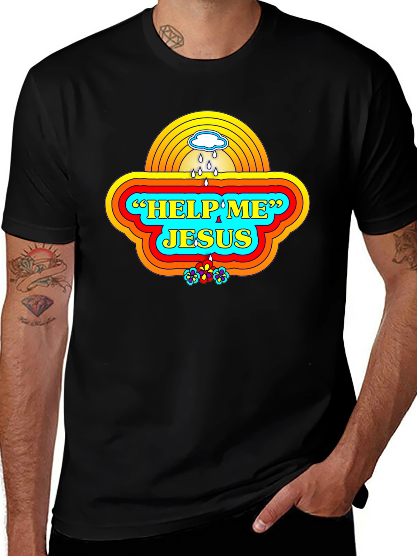 Help Me Jesus Graphic Tee