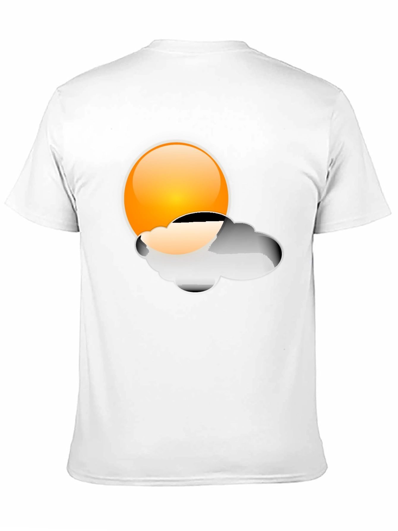 Sunset Cloud T-Shirt - Black Graphic Tee