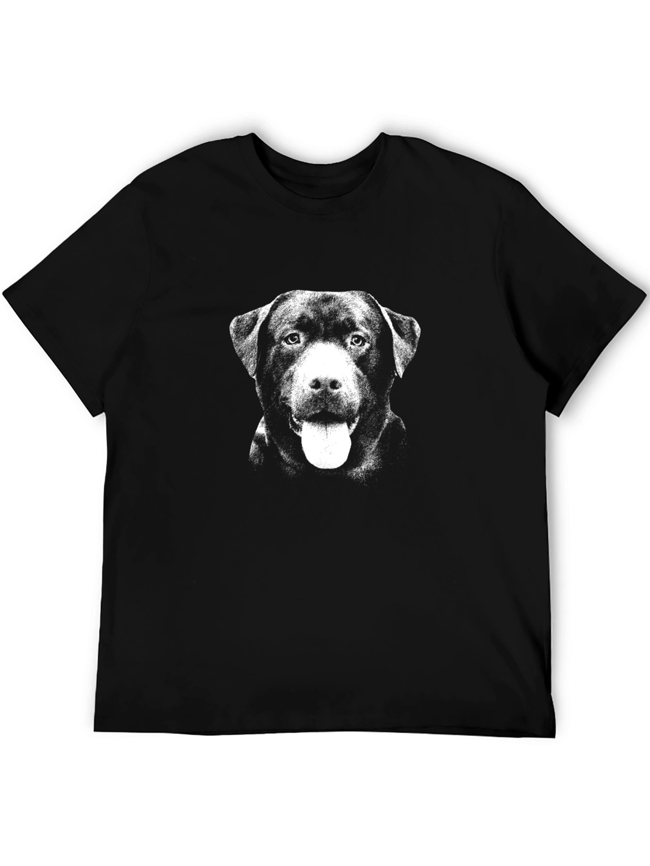 Black Labrador Dog Graphic T-Shirt