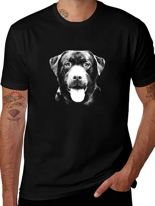 Black Labrador Dog Graphic T-Shirt