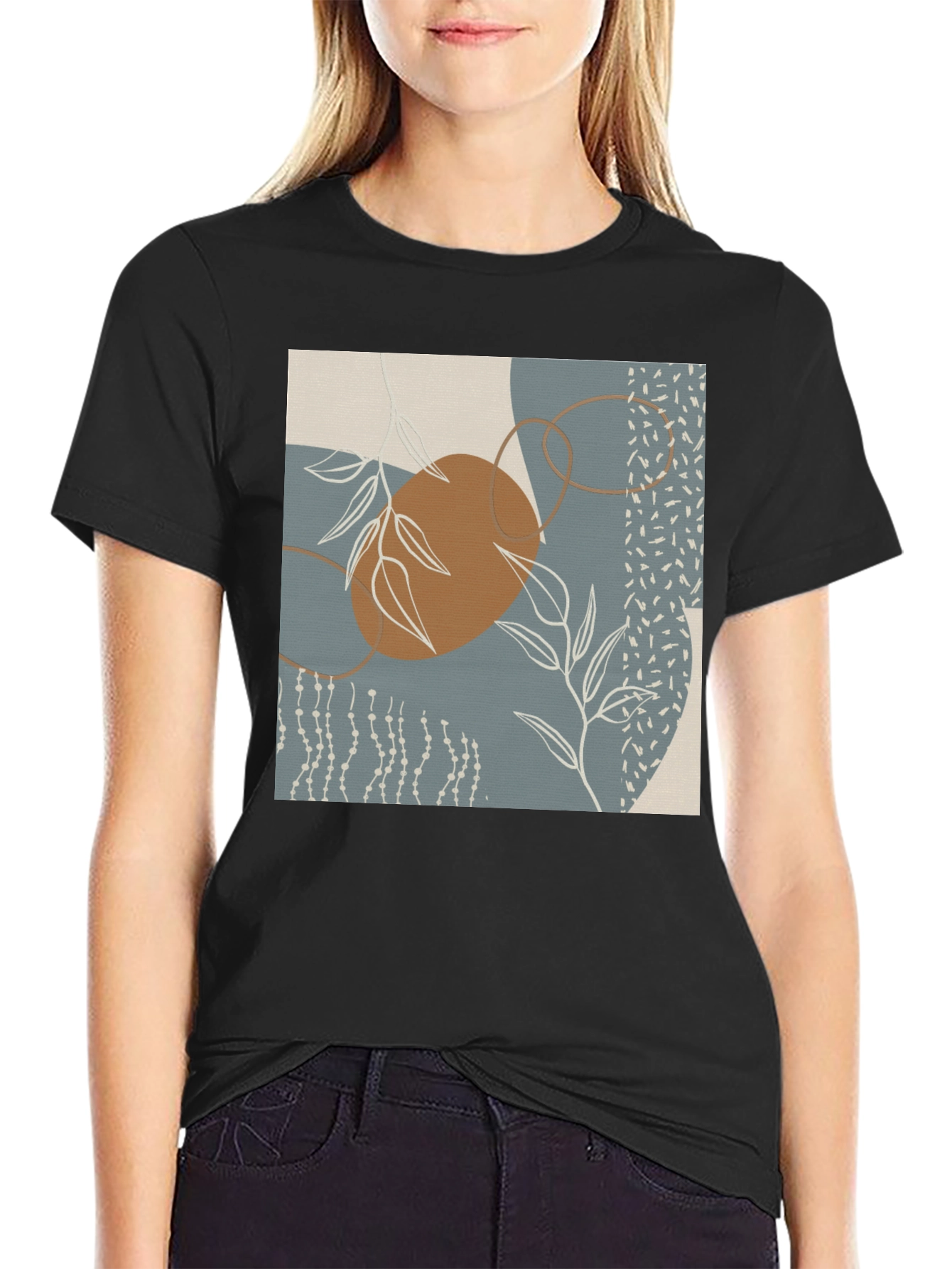 Abstract Art Graphic Print T-Shirt