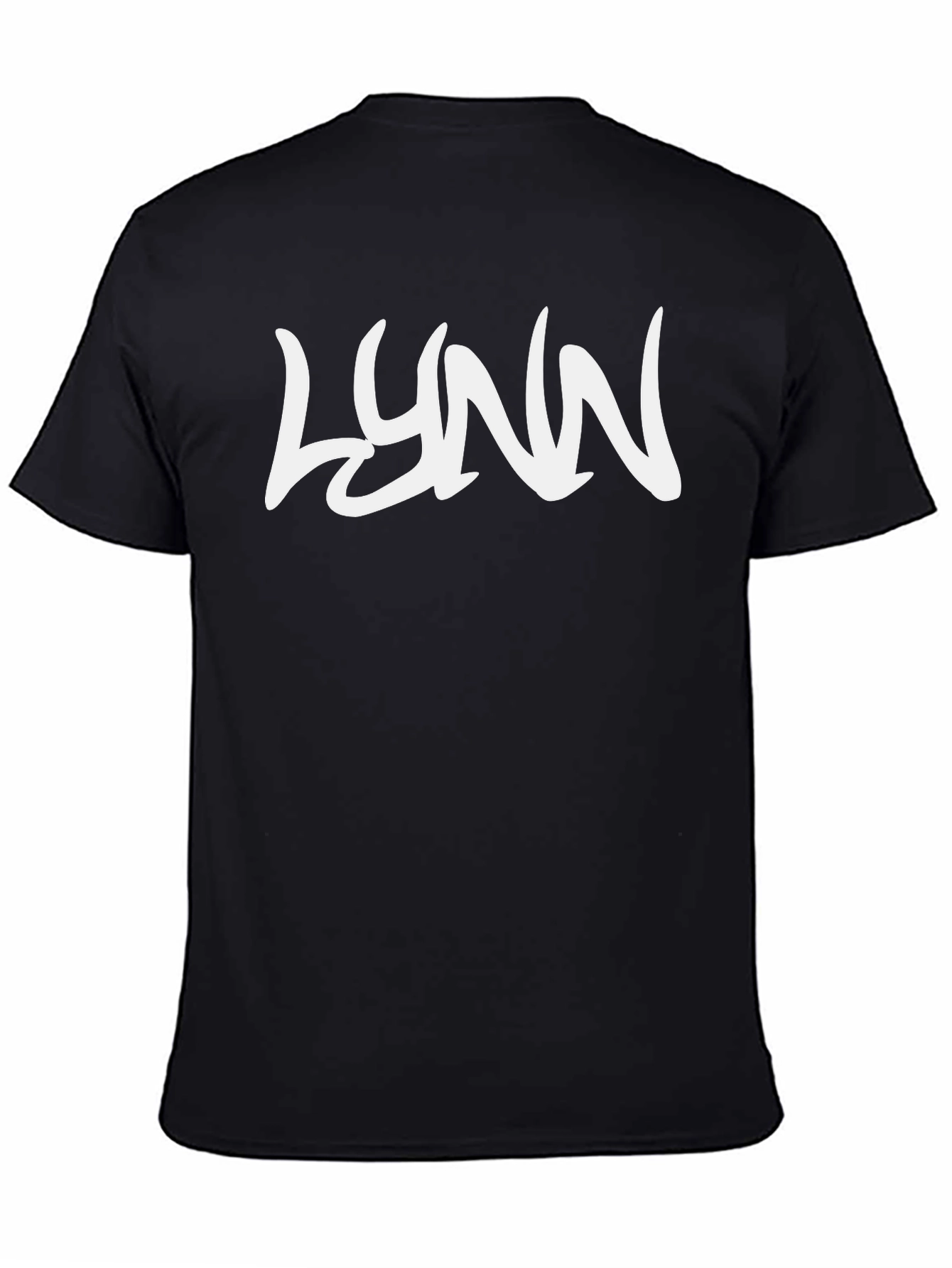 LYNN Graphic Tee - Stylish Black Cotton T-Shirt