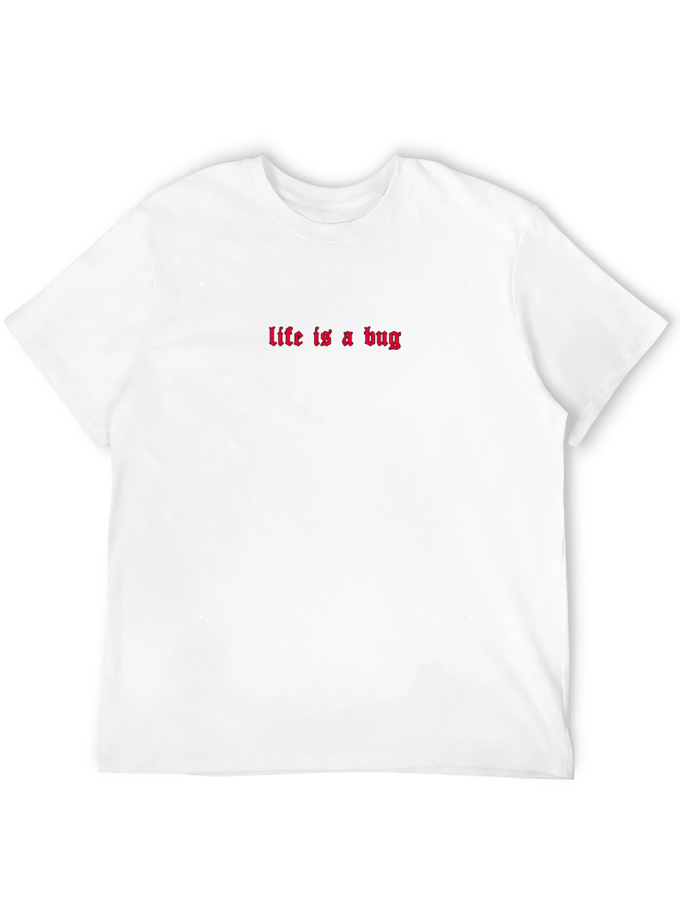 Life is a Bug Black T-Shirt - Gothic Style