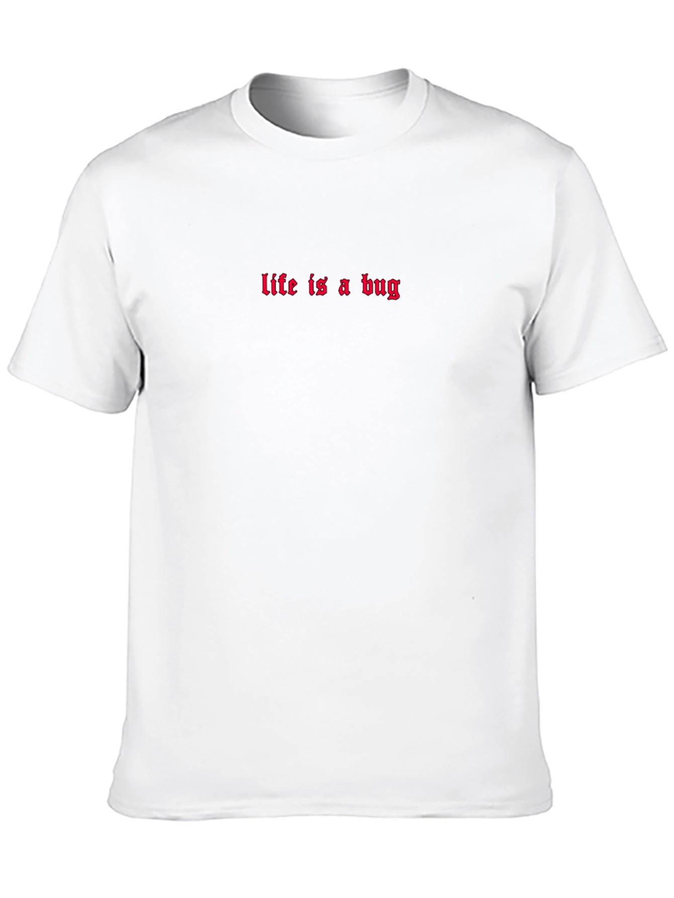 Life is a Bug Black T-Shirt - Gothic Style