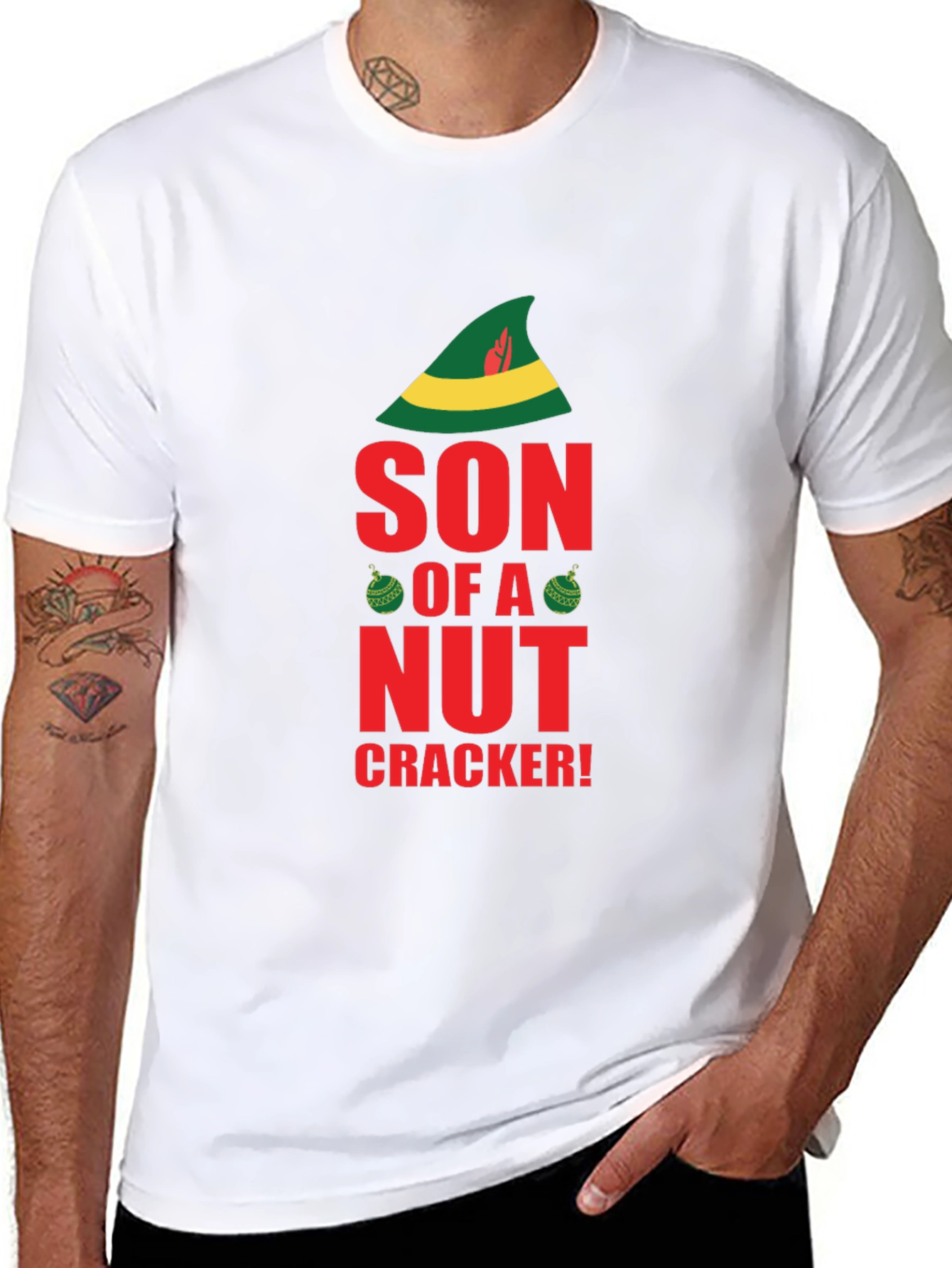Son of a Nutcracker Elf Inspired Christmas Tee