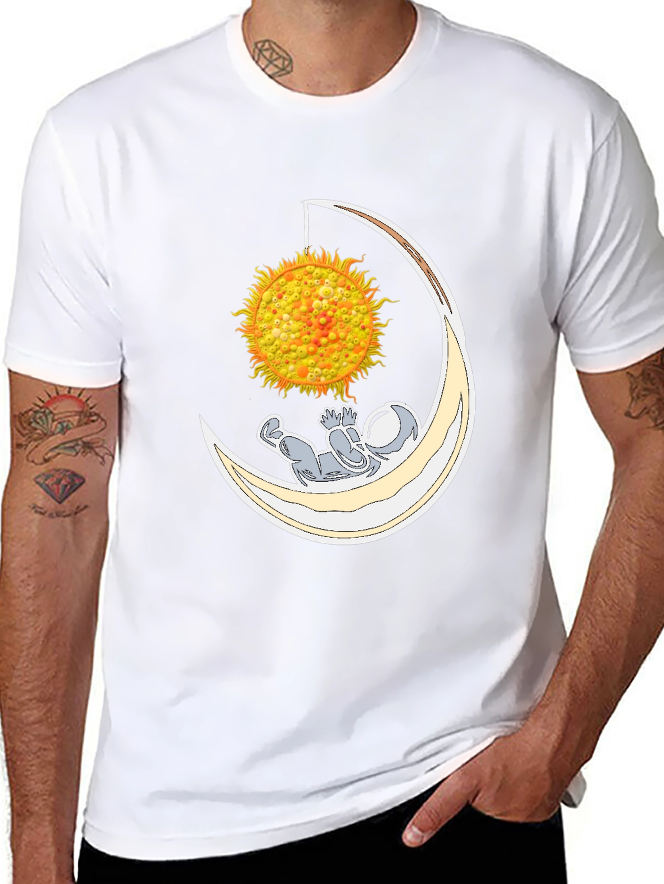 Astronaut Moon Hammock Graphic Tee
