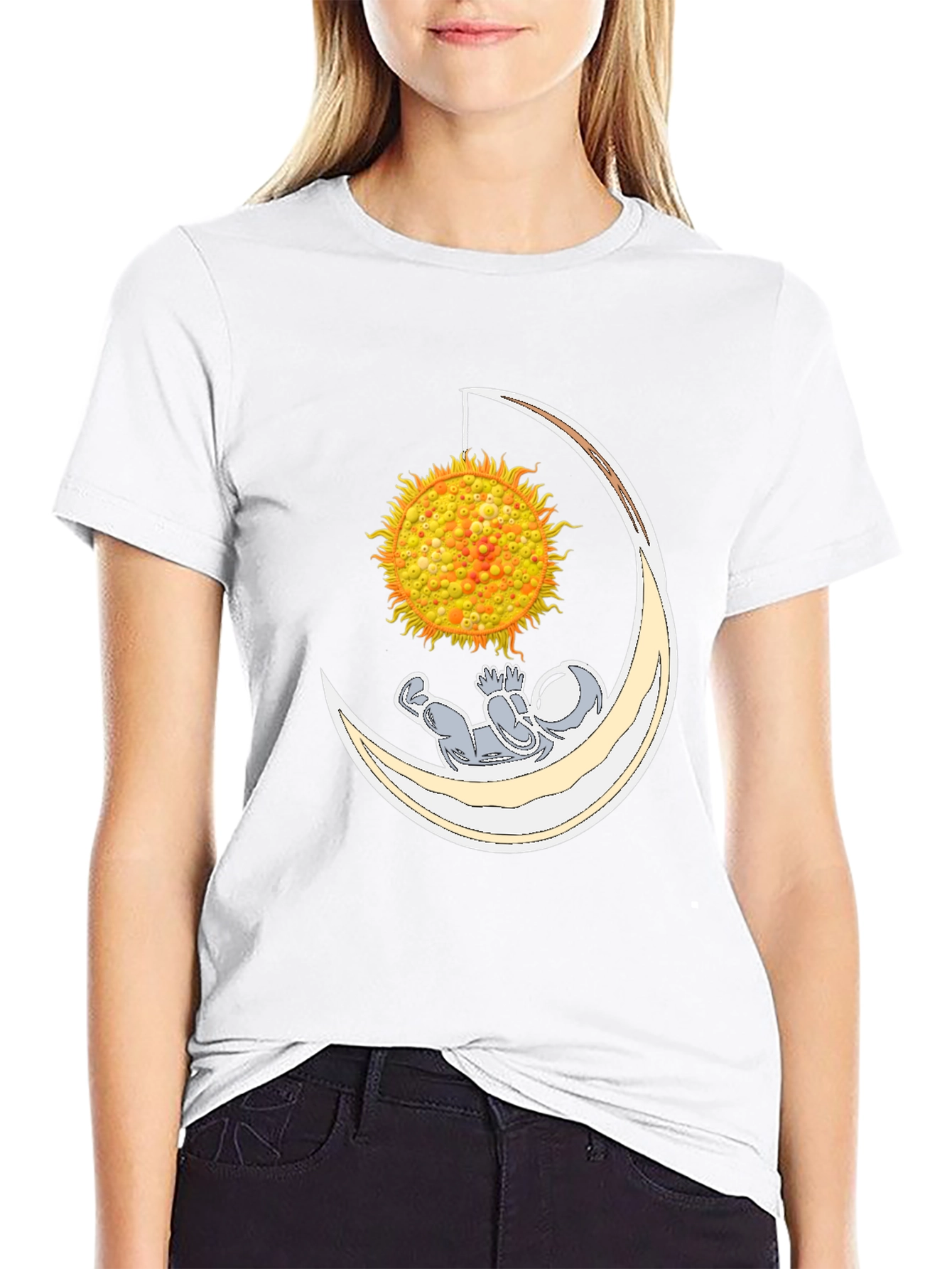 Astronaut Moon Hammock Graphic Tee