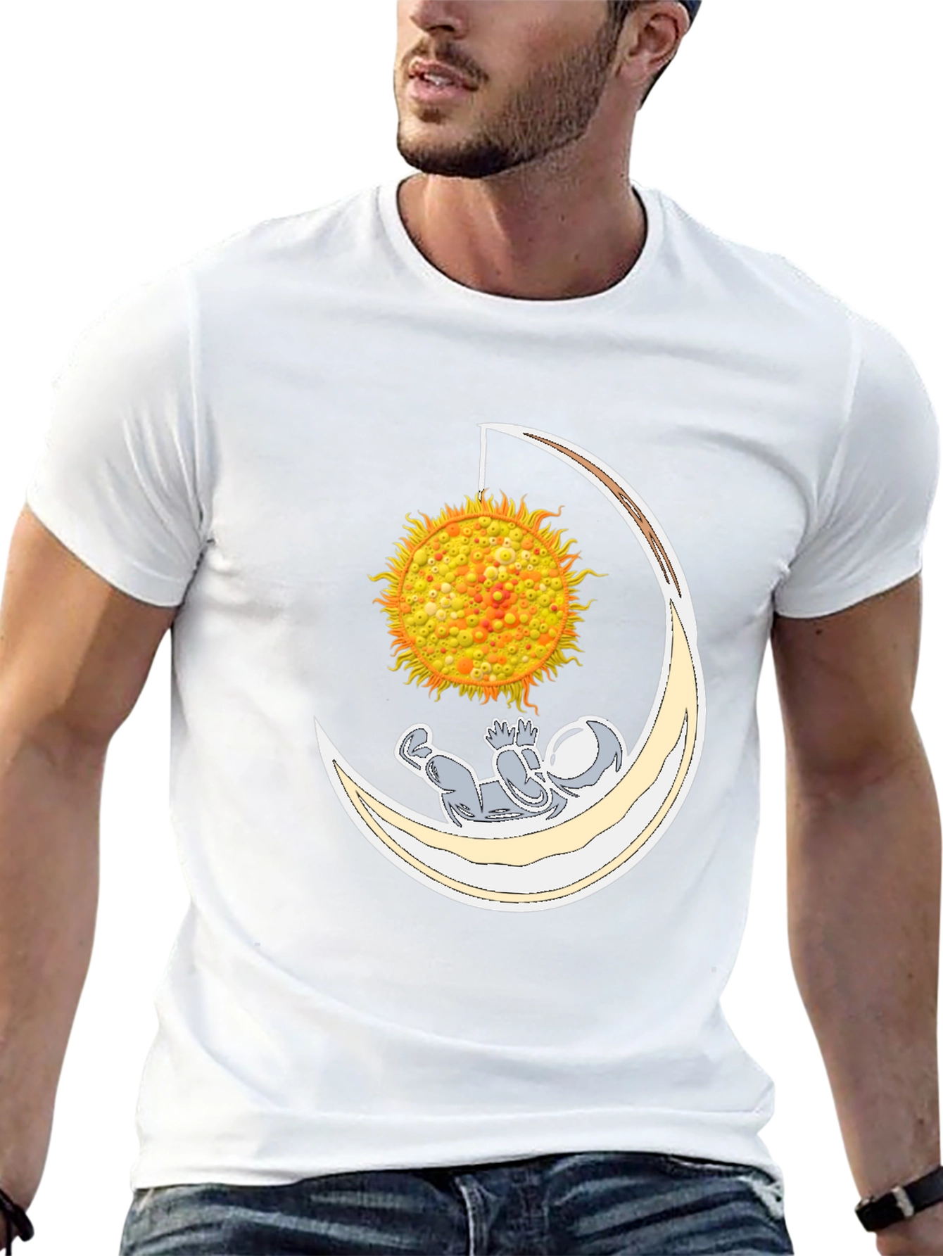 Astronaut Moon Hammock Graphic Tee