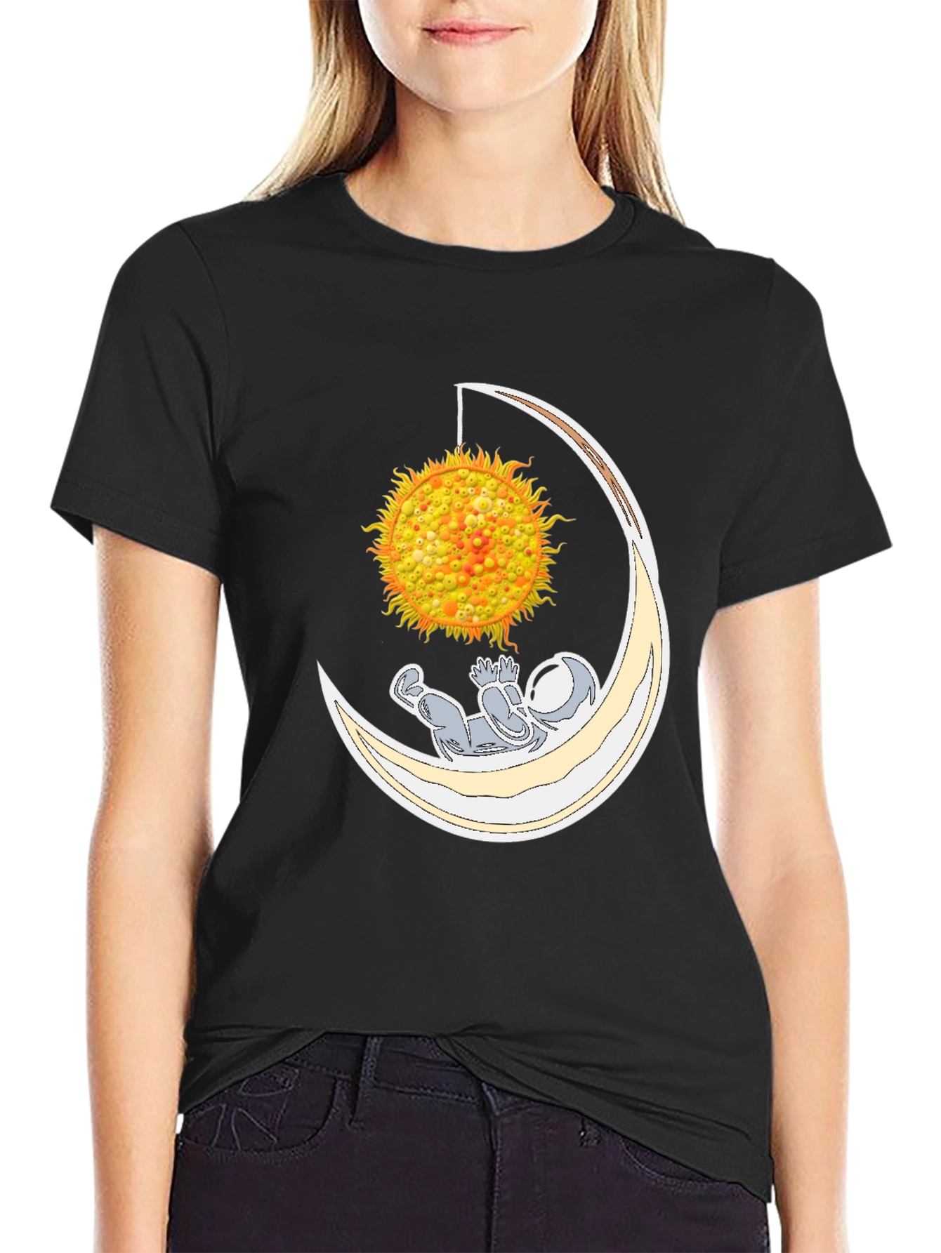 Astronaut Moon Hammock Graphic Tee