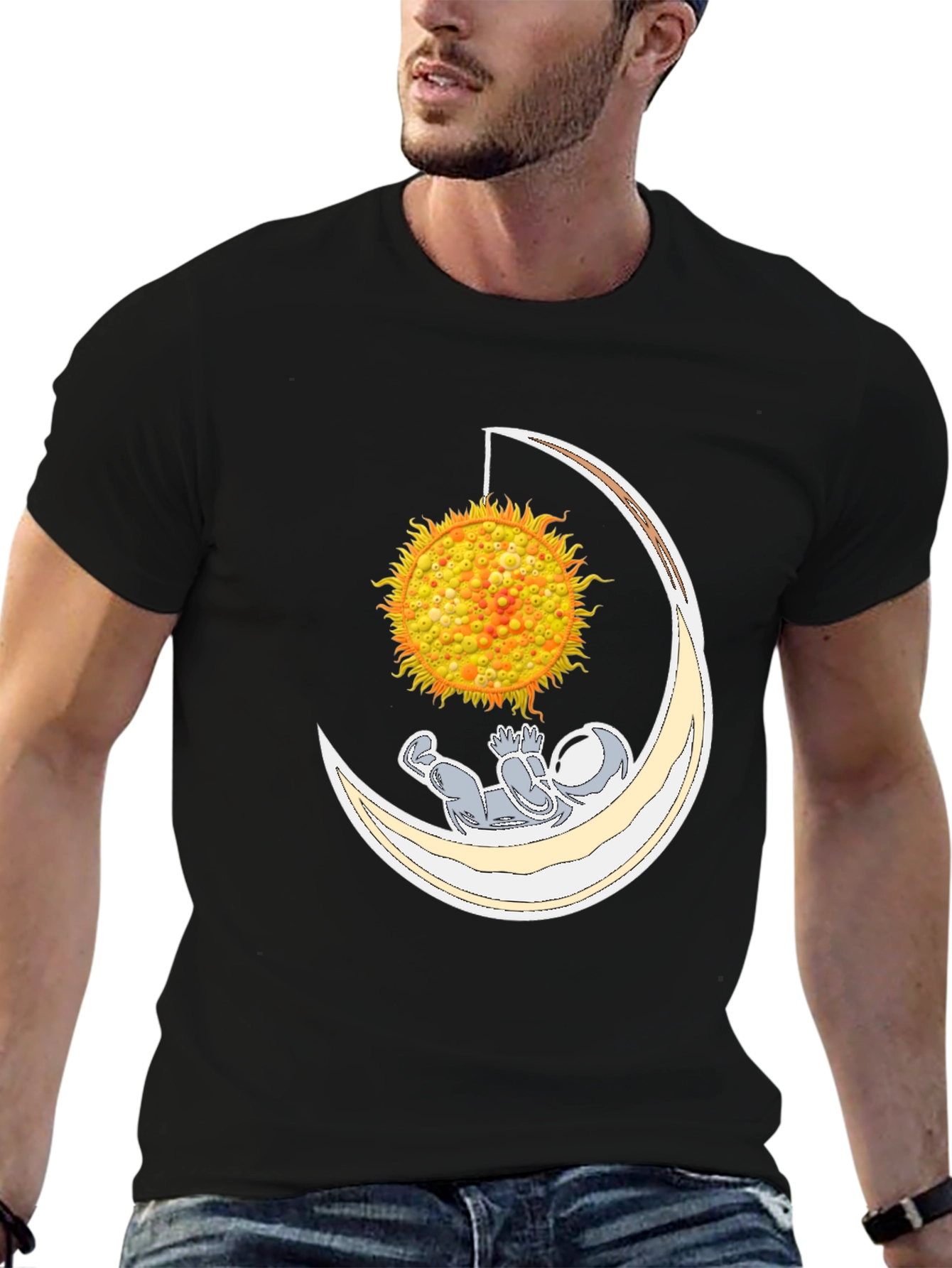 Astronaut Moon Hammock Graphic Tee