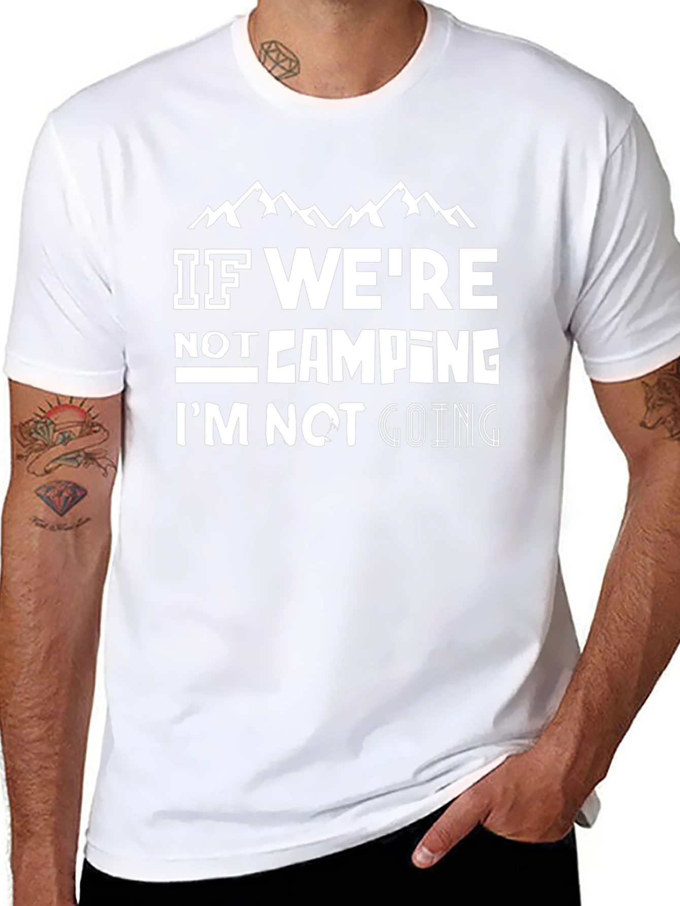 Camping Graphic Tee - If Were Not Camping T-Shirt