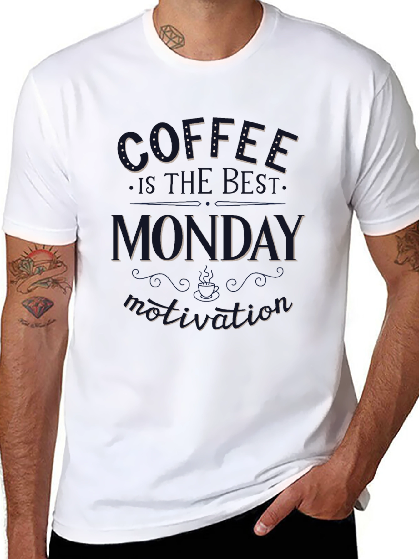 Coffee Monday Motivation Graphic Tee