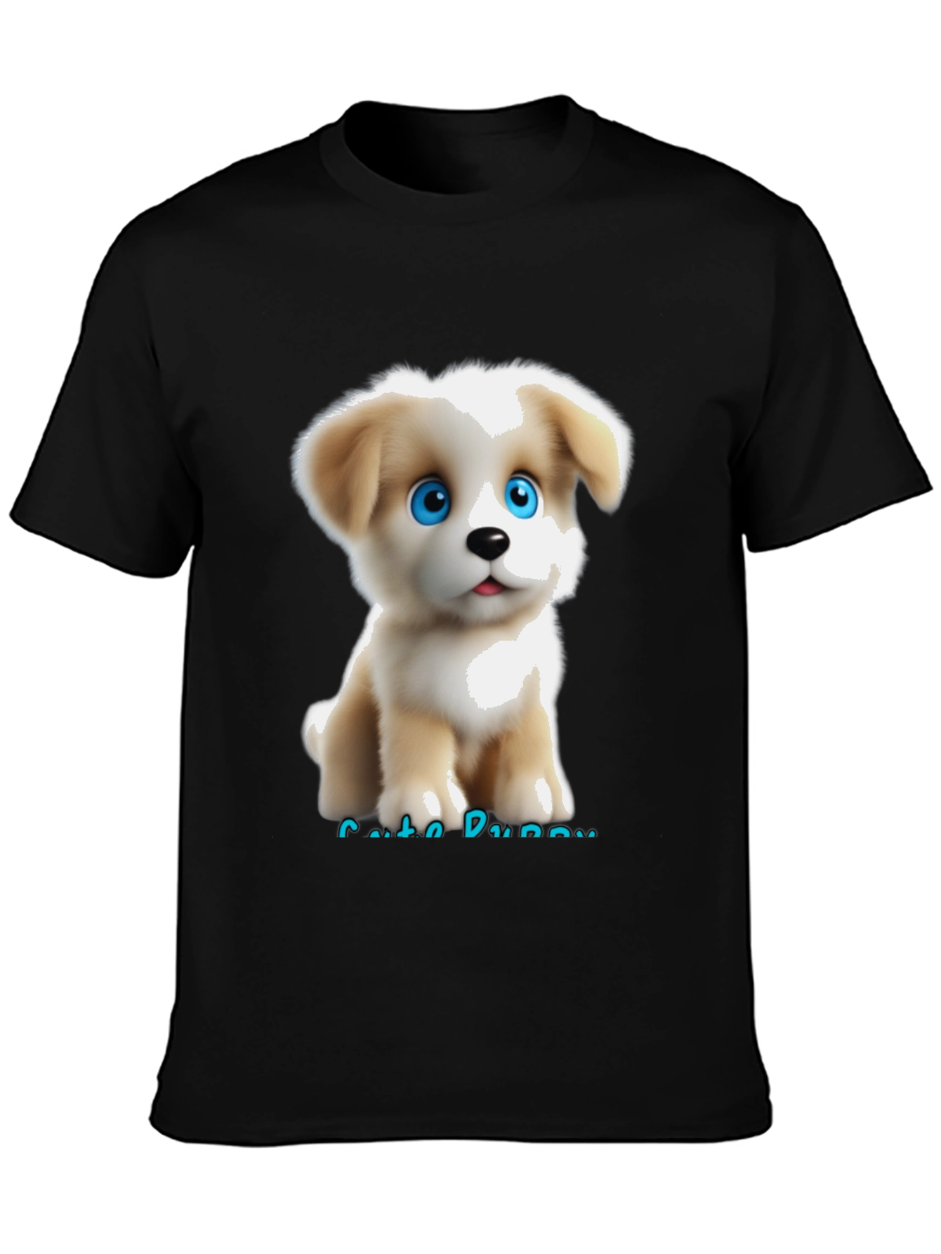 Cute Puppy Graphic T-Shirt