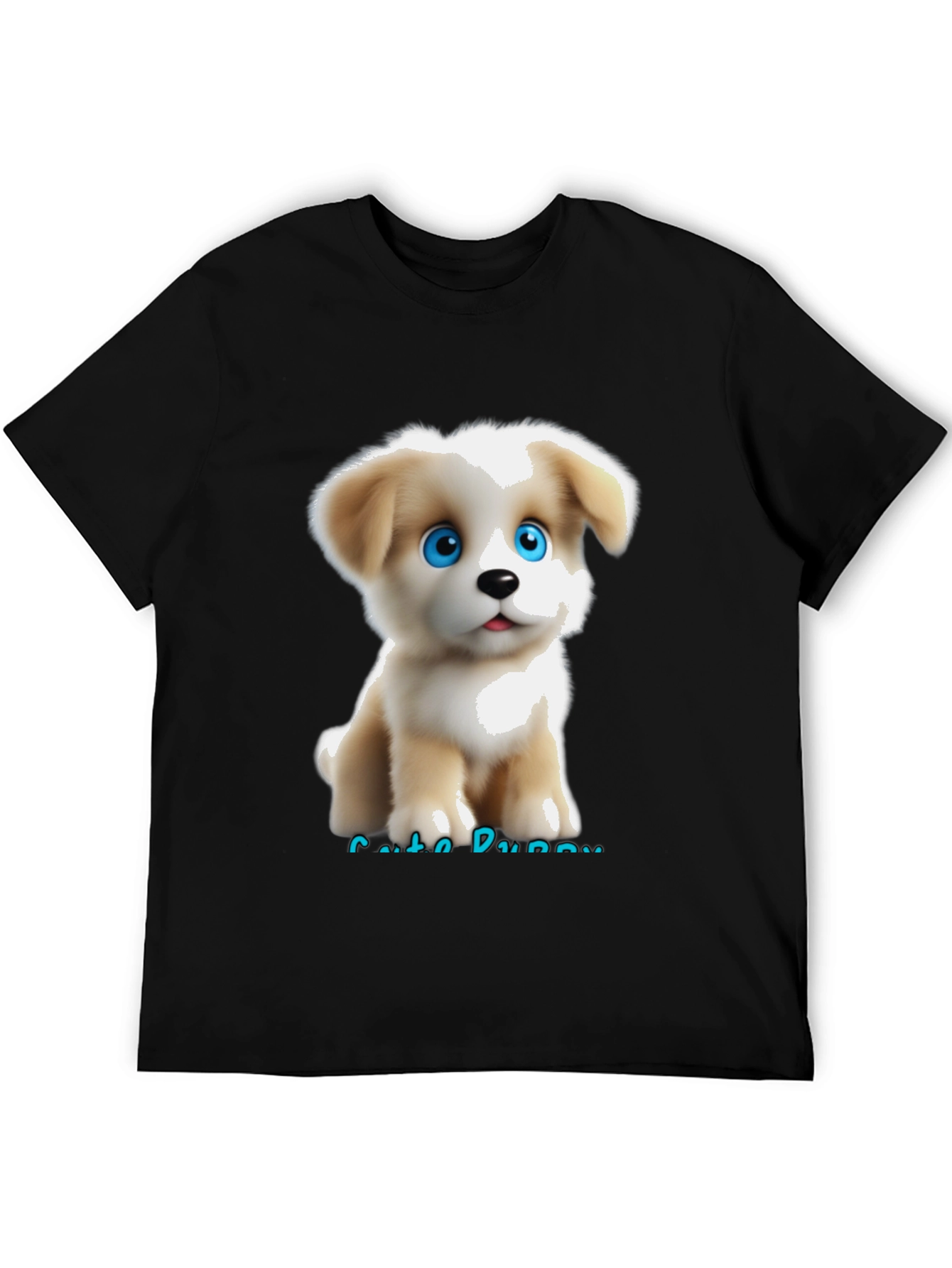 Cute Puppy Graphic T-Shirt